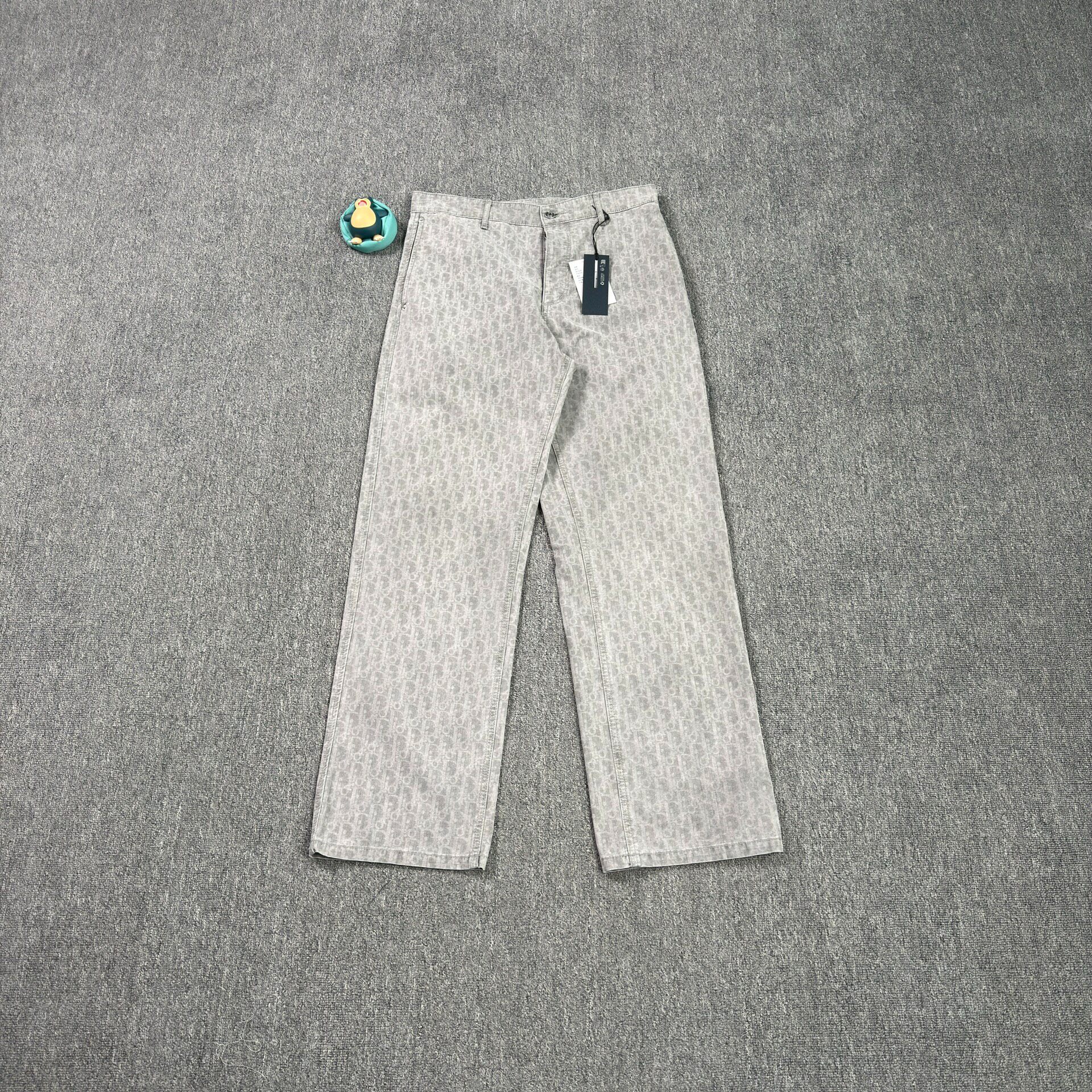 Dior 25 Oblique Gray Casual Pants