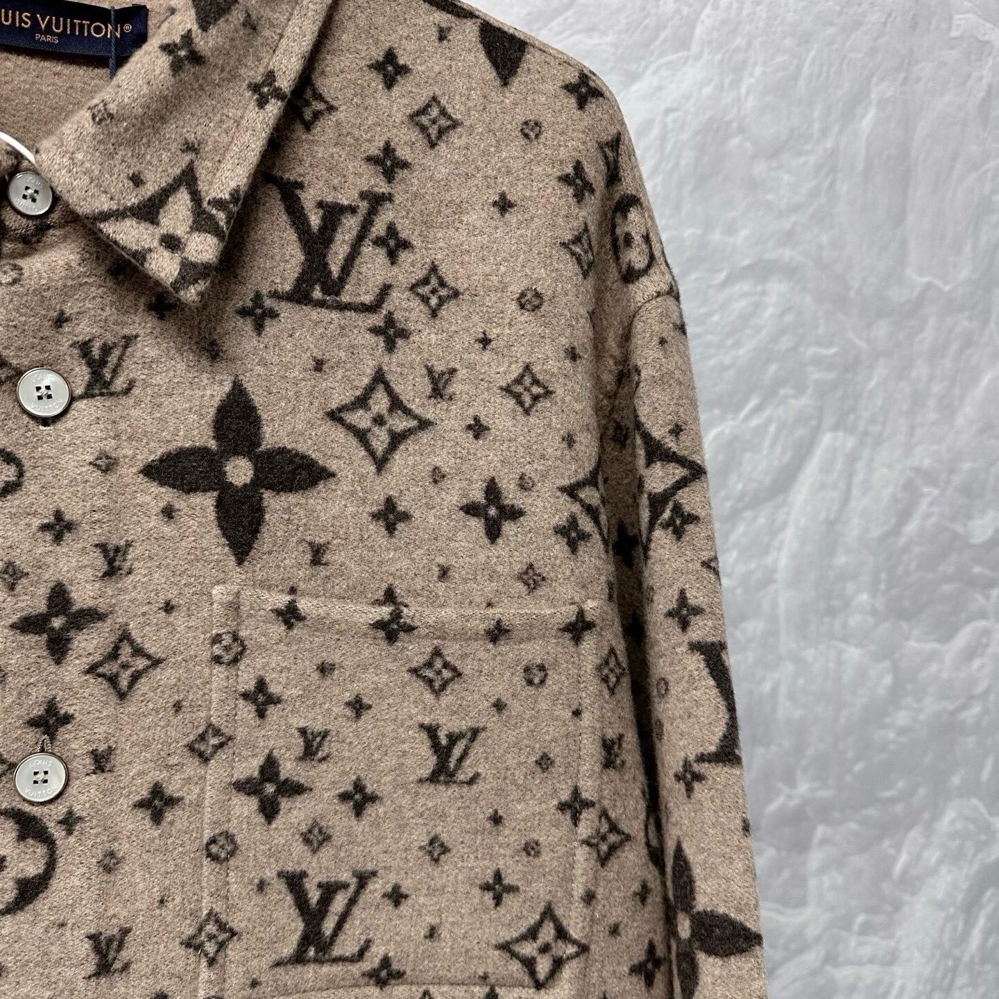 Louis Vuitton SS25 Monogram Wool Jacket — back
