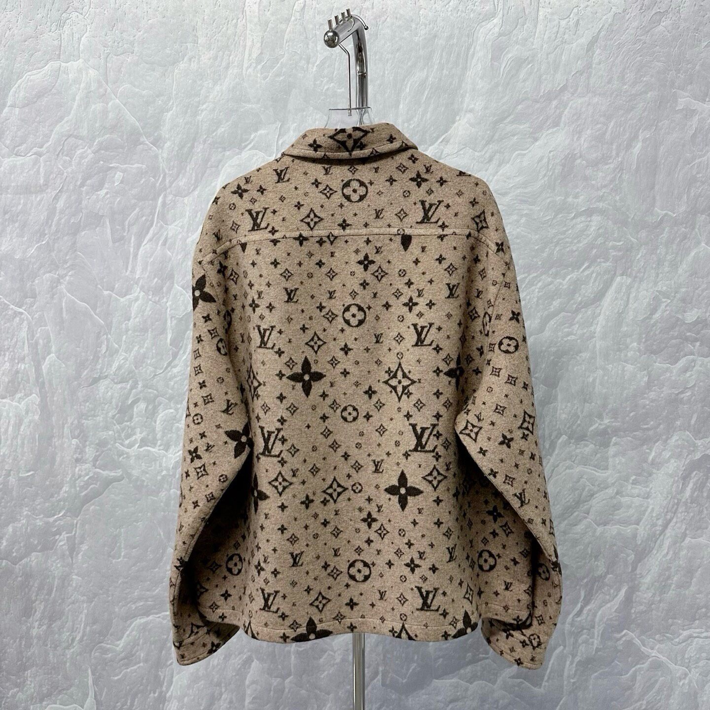 Louis Vuitton SS25 Monogram Wool Jacket — label