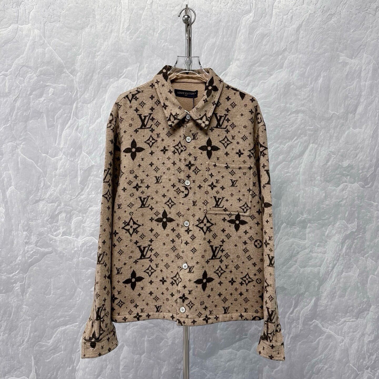 Louis Vuitton SS25 Monogram Wool Jacket — front
