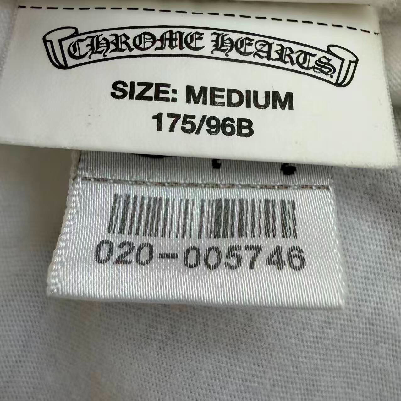 Chrome Hearts White Pocket T-Shirt — label