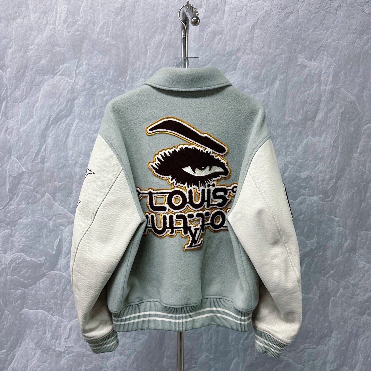 Louis Vuitton Embroidered Varsity Jacket — back