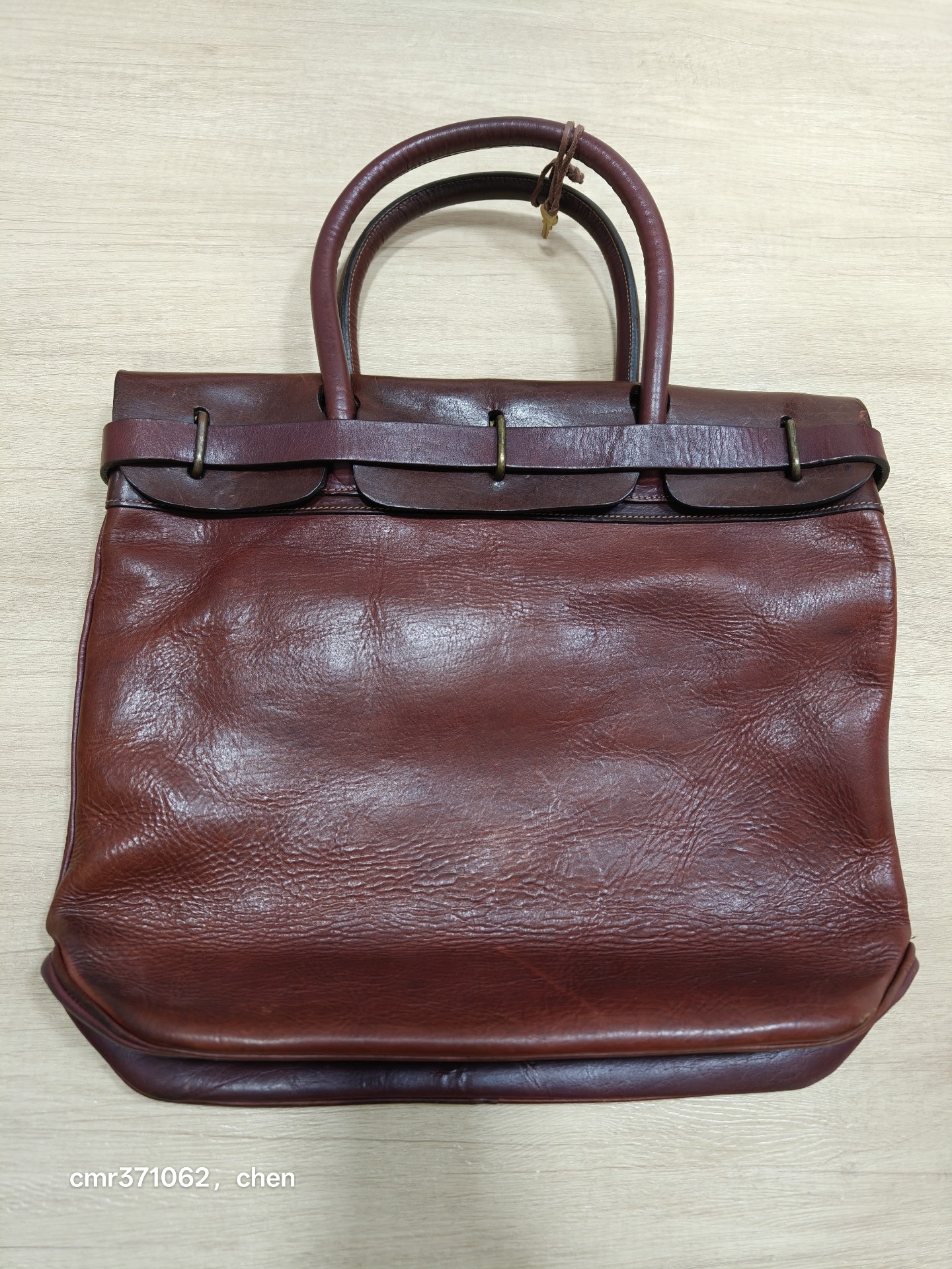 Visvim 13AW Burgundy Mail Satchel