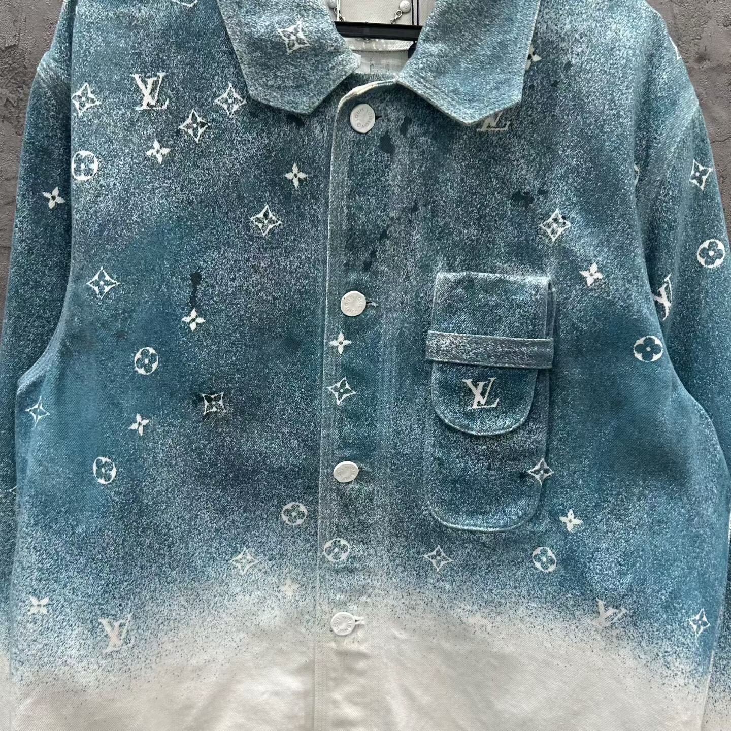 Louis Vuitton Starry Denim Jacket — detail