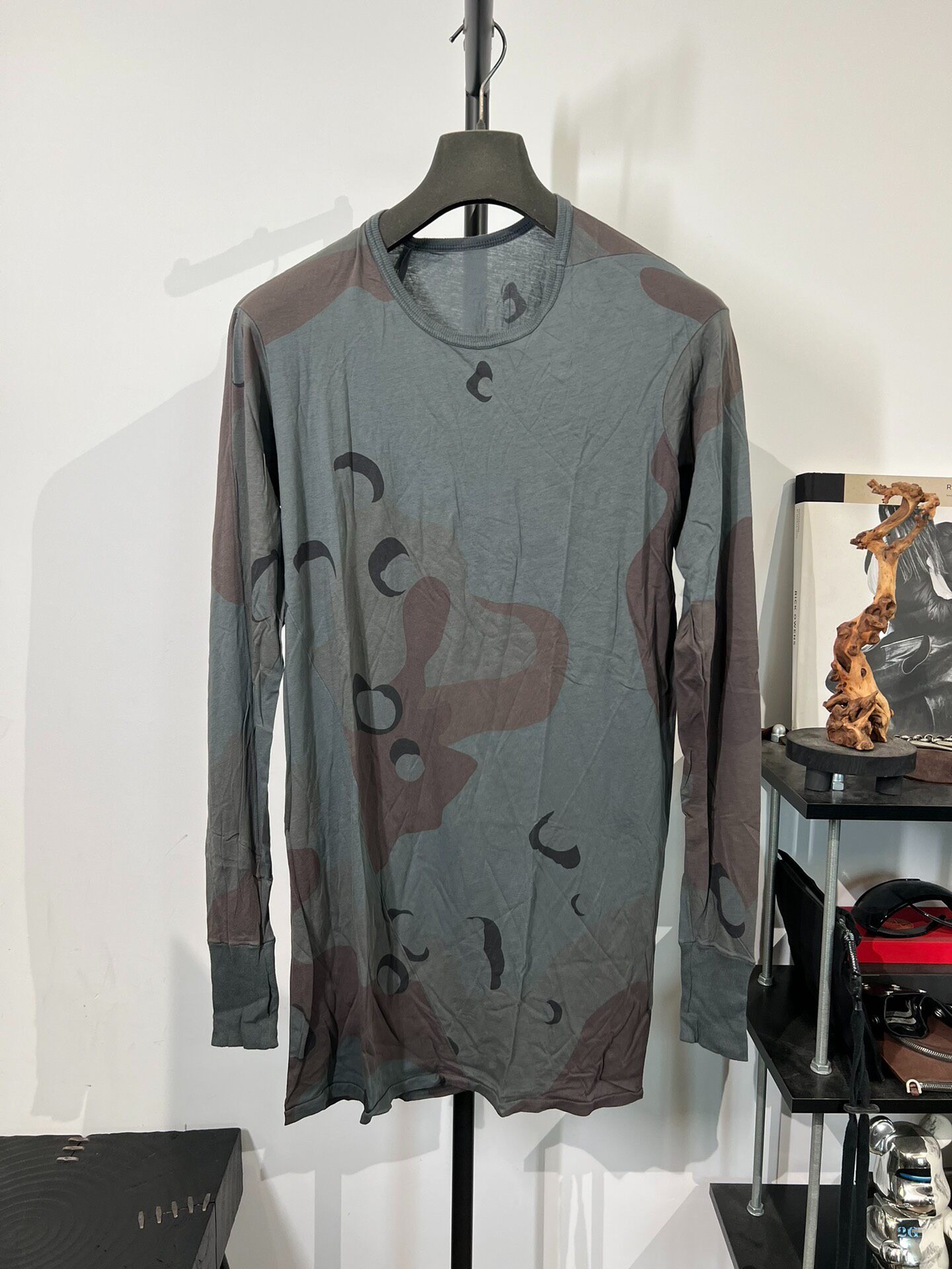 Boris Bidjan Saberi Camo Long Sleeve Top
