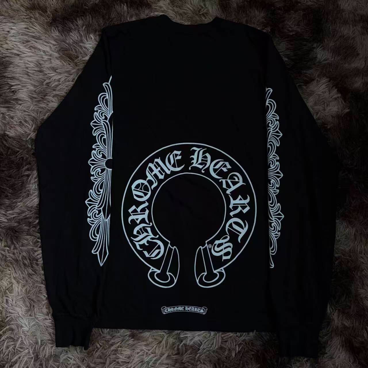 Chrome Hearts Limited Black Long Sleeve Shirt — front