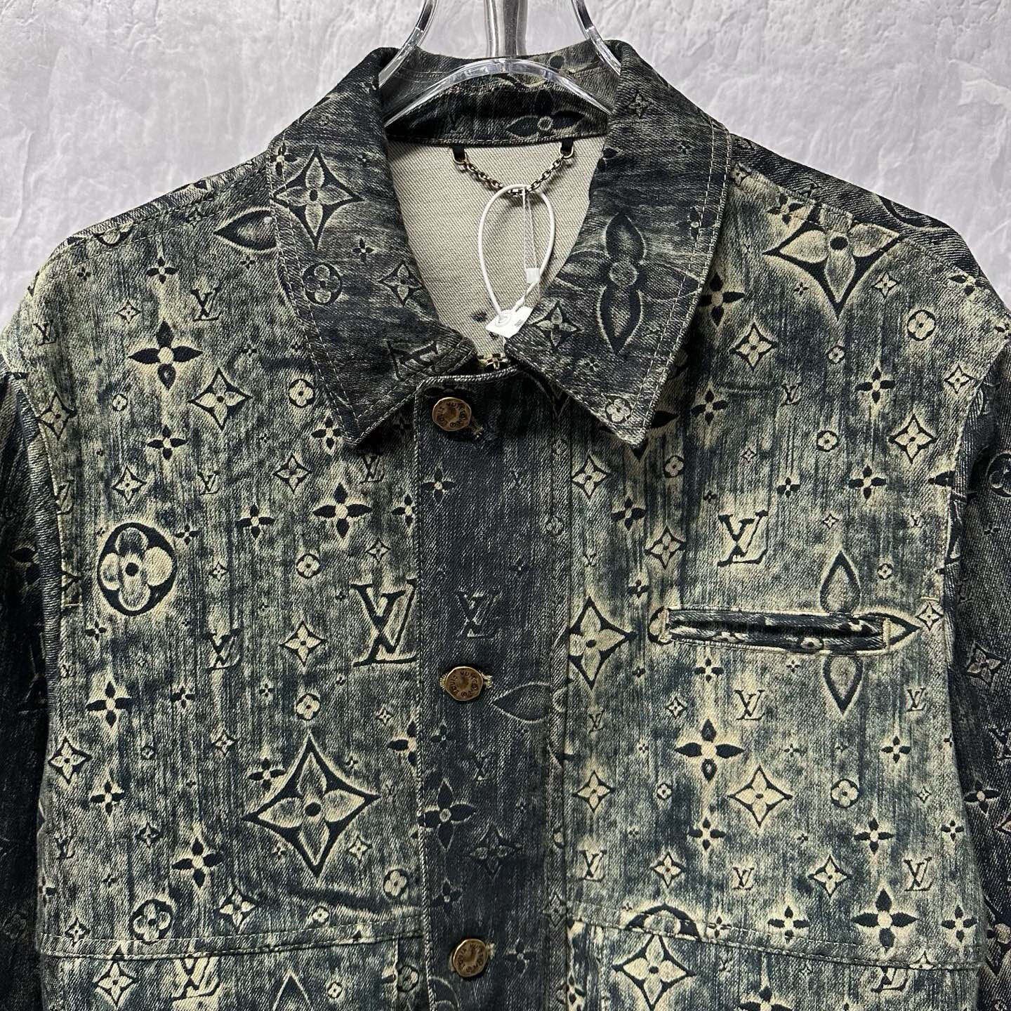 Louis Vuitton Monogram Denim Jacket — front