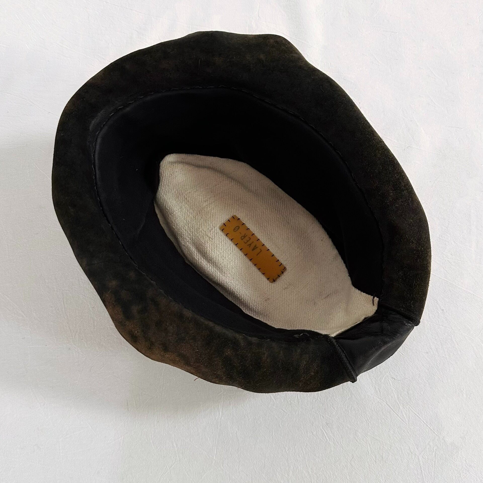 Limited Edition Leather Bucket Hat — back