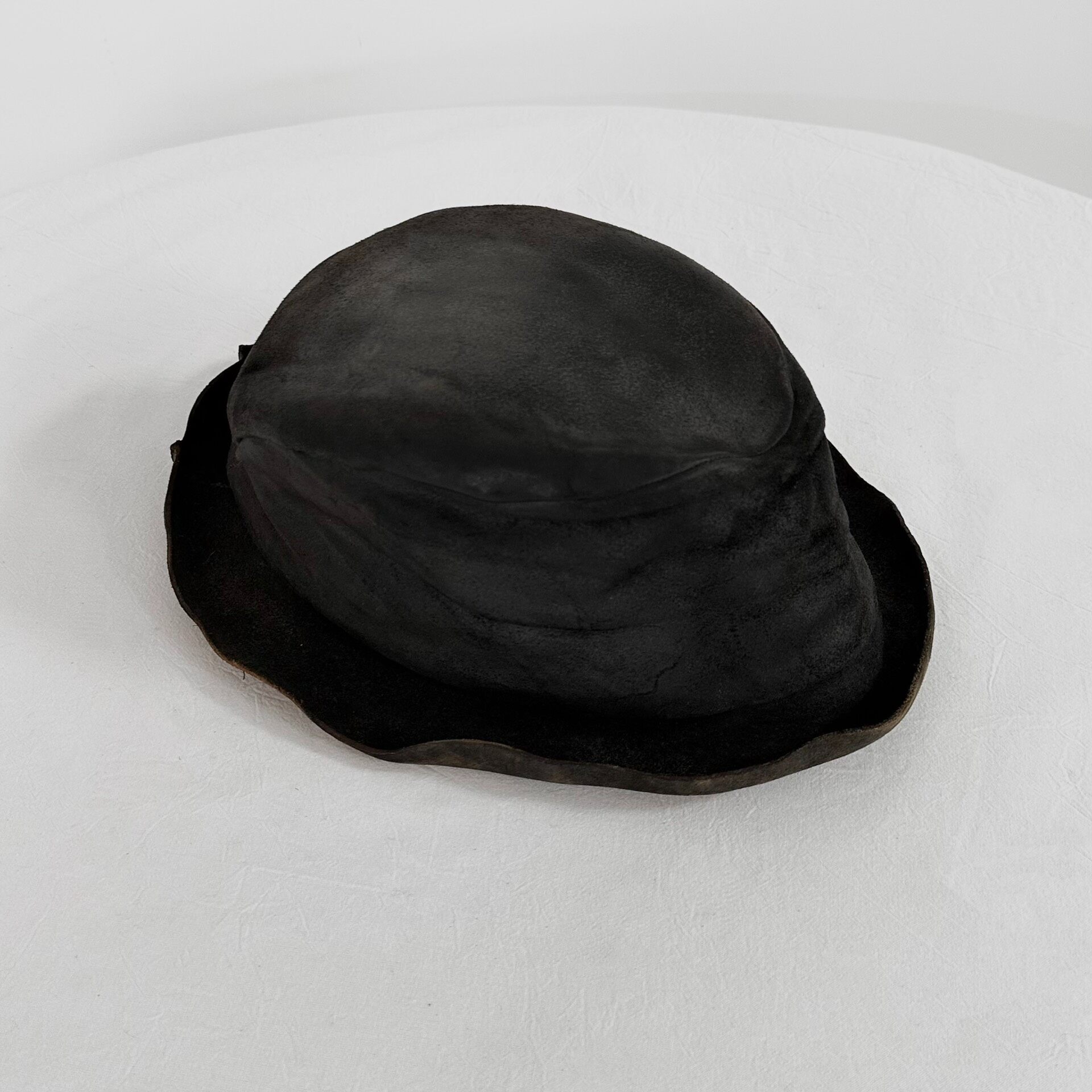 Limited Edition Leather Bucket Hat — front