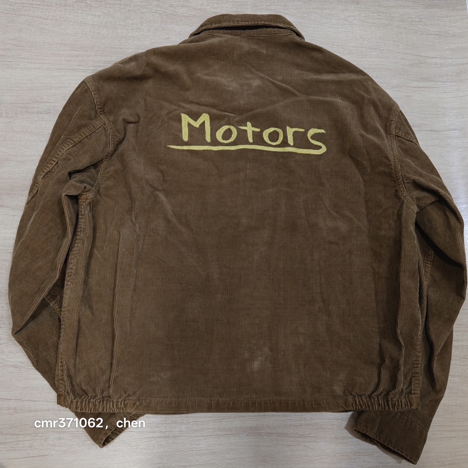 Visvim 26AW Corduroy Zip-Up Jacket — back