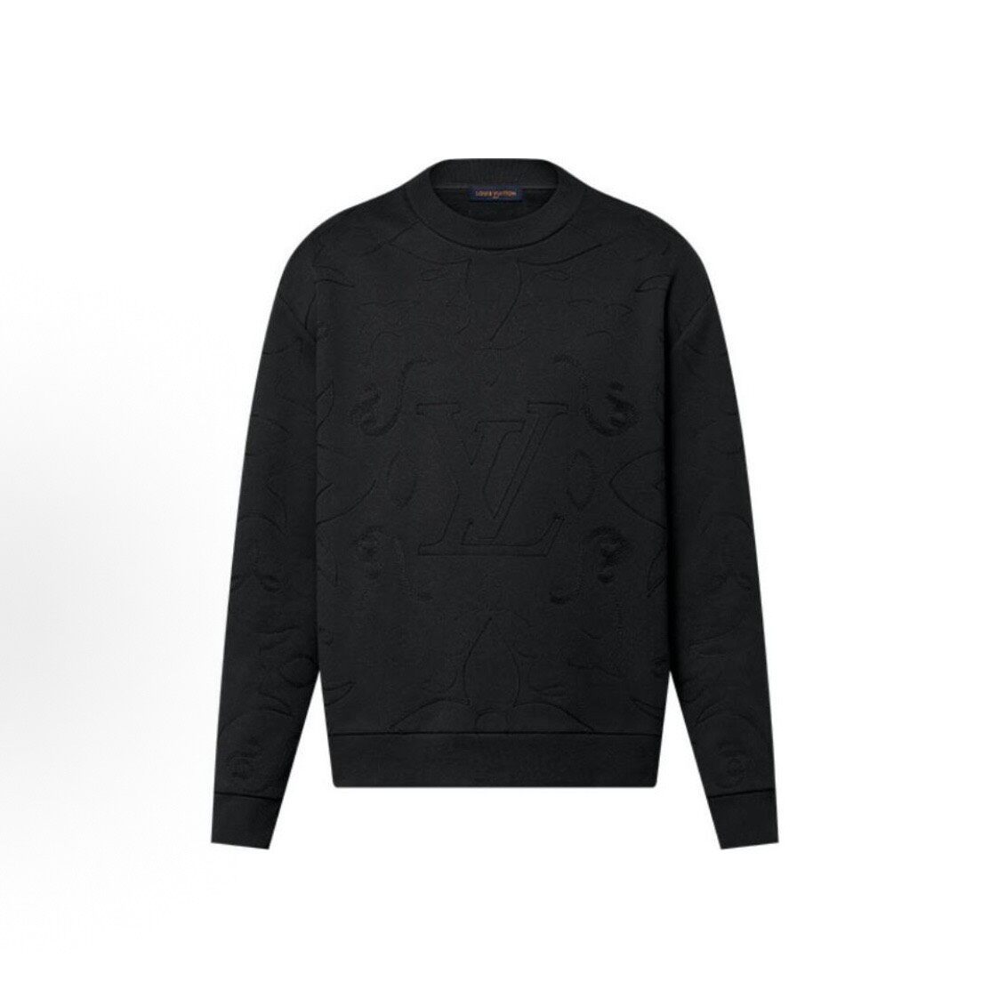 Louis Vuitton FW24 Black Monogram Sweatshirt