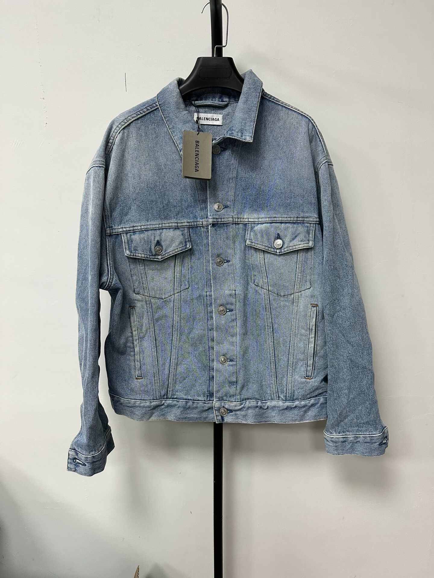 Balenciaga Light Blue Denim Jacket