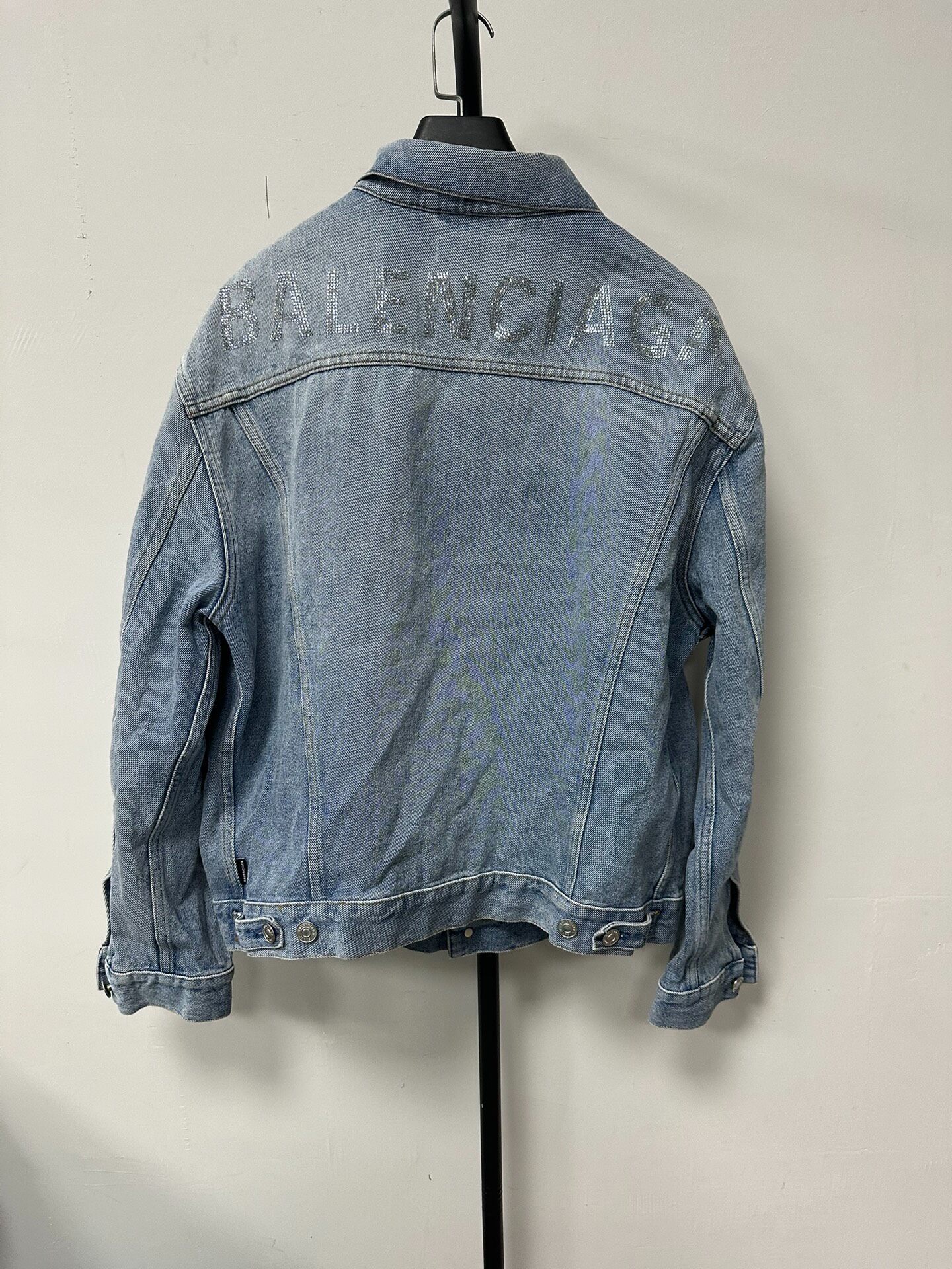 Balenciaga Light Blue Denim Jacket — front