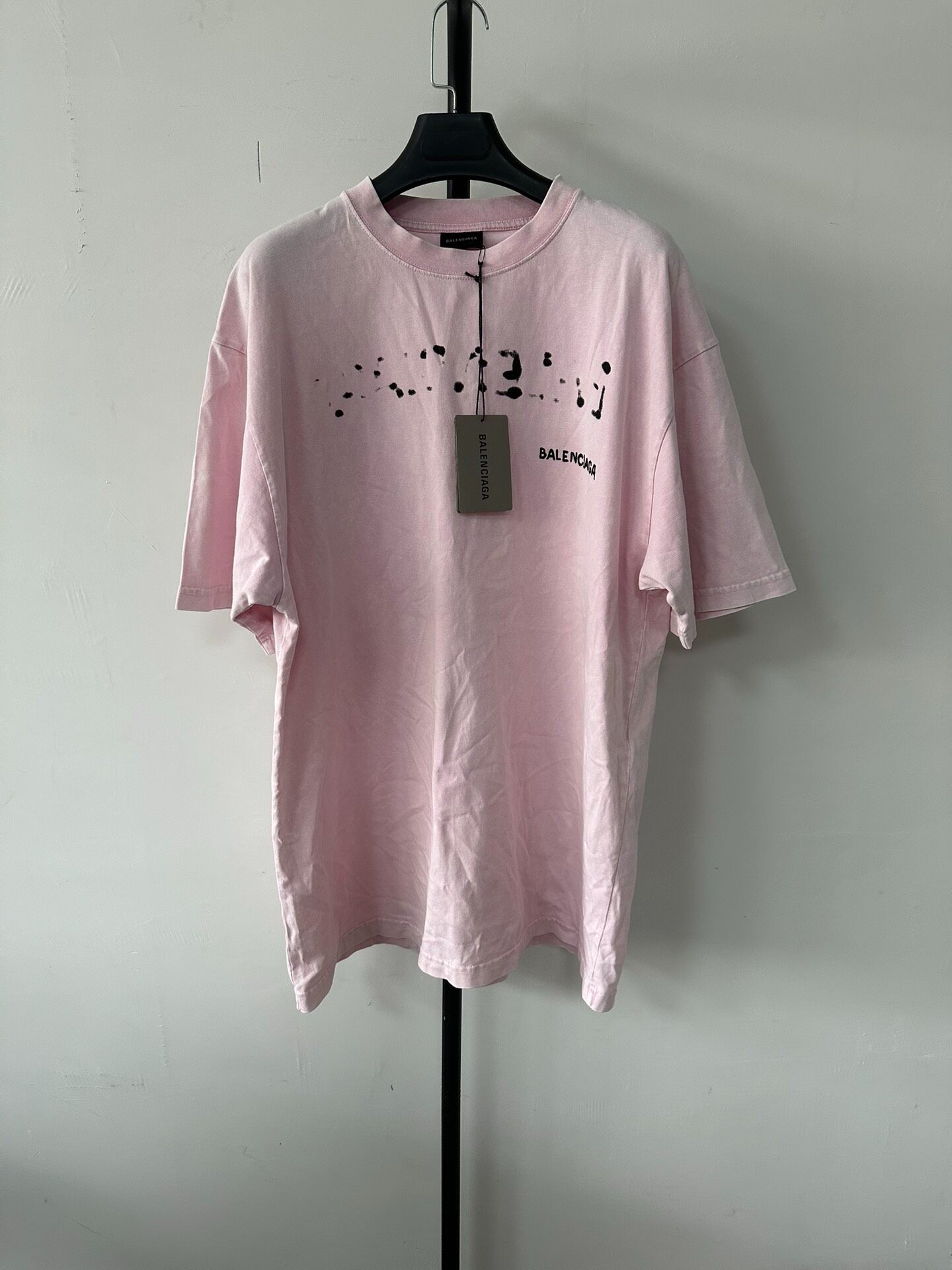 Balenciaga Pink Short Sleeve T-Shirt