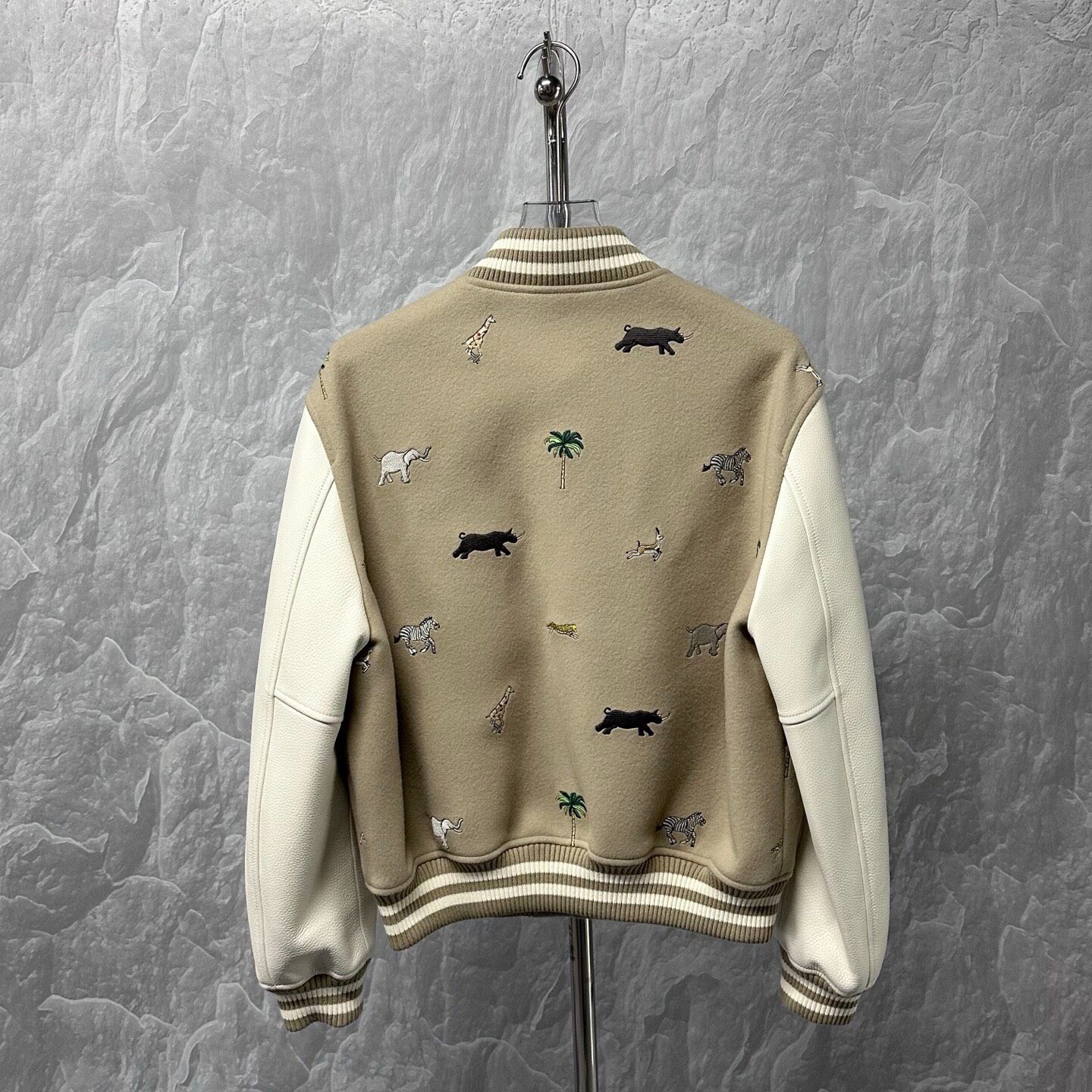 Louis Vuitton SS26 Embroidered Baseball Jacket