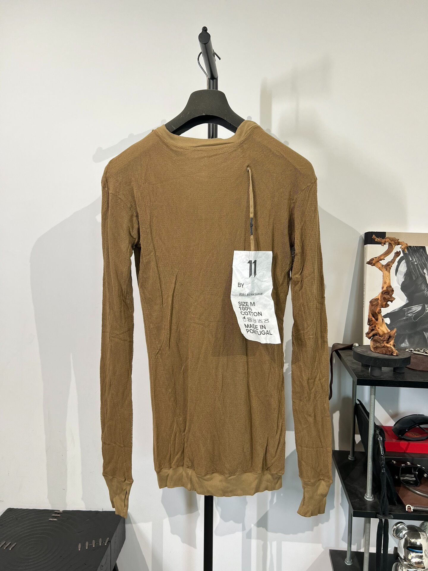 11 by Boris Bidjan Saberi Mesh Sweatshirt