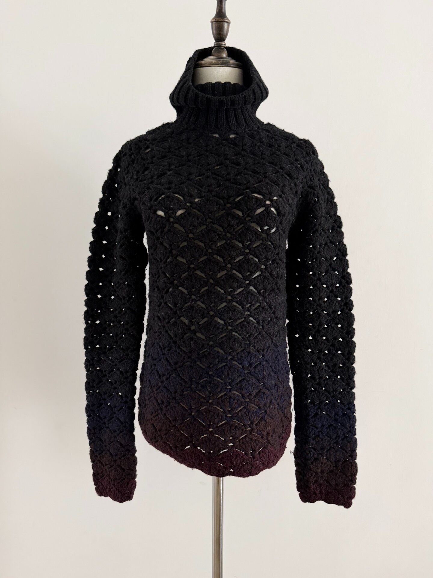 Dries Van Noten Gradient Openwork Sweater