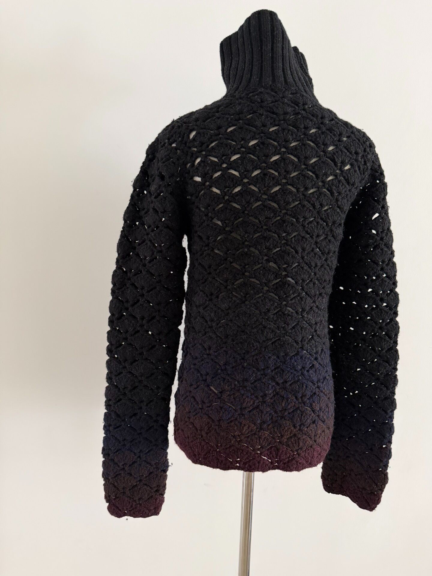 Dries Van Noten Gradient Openwork Sweater — front