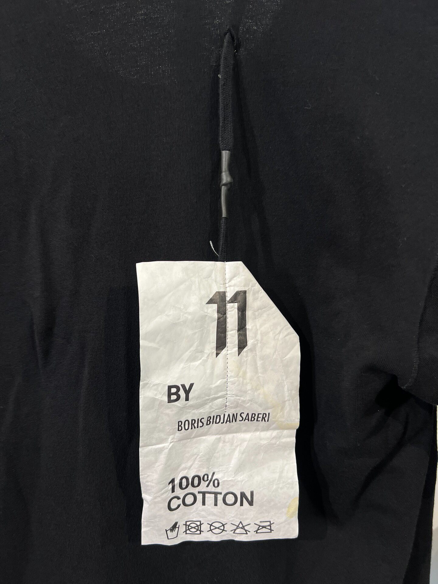 Boris Bidjan Saberi TS1 Print Tee — label