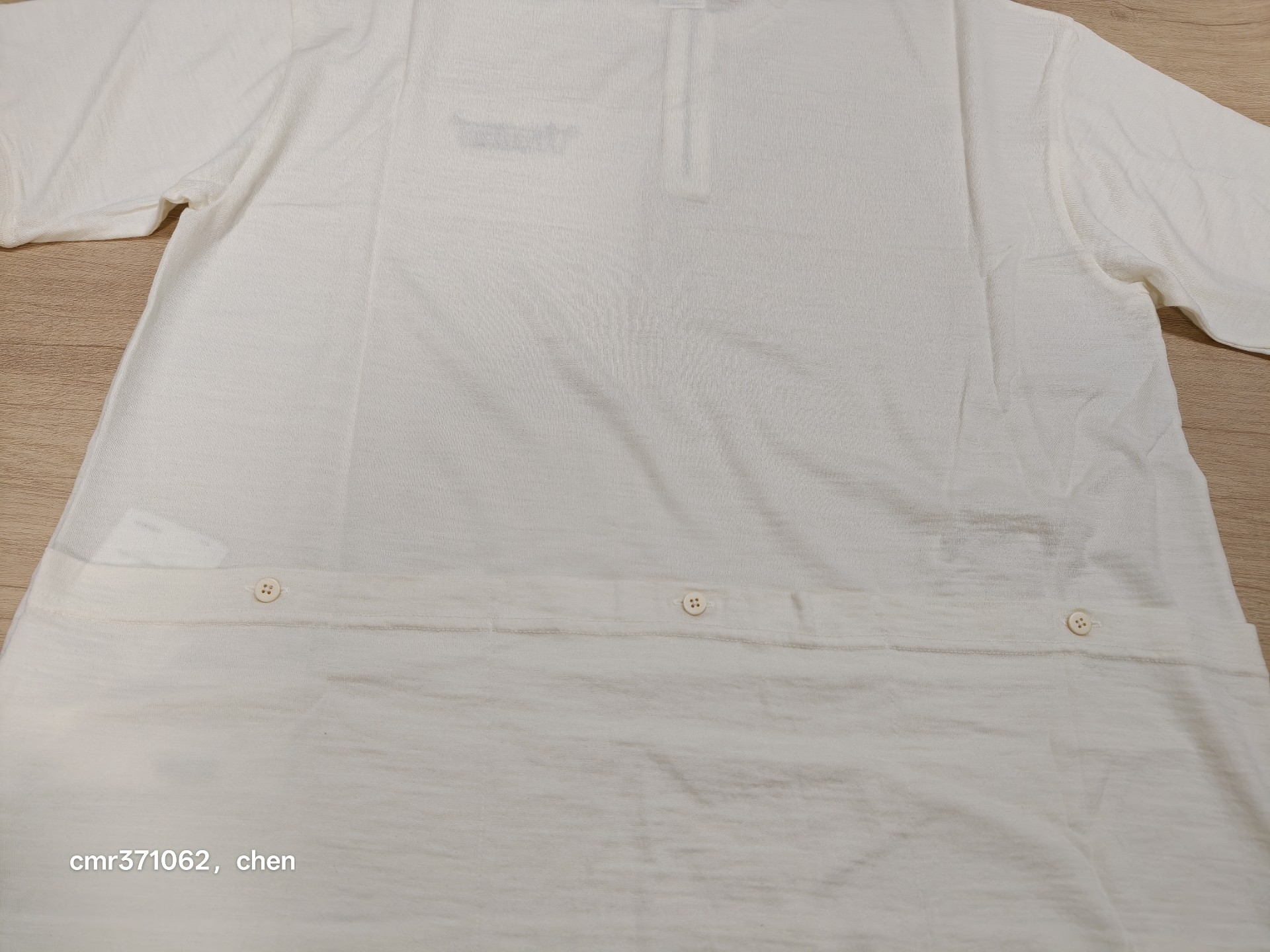 Visvim Merckx Zip Short Sleeve T-Shirt — label