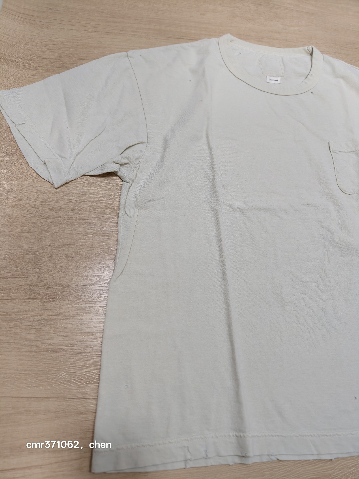 Visvim 20ss Amplus Crash Short Sleeve Tee — detail
