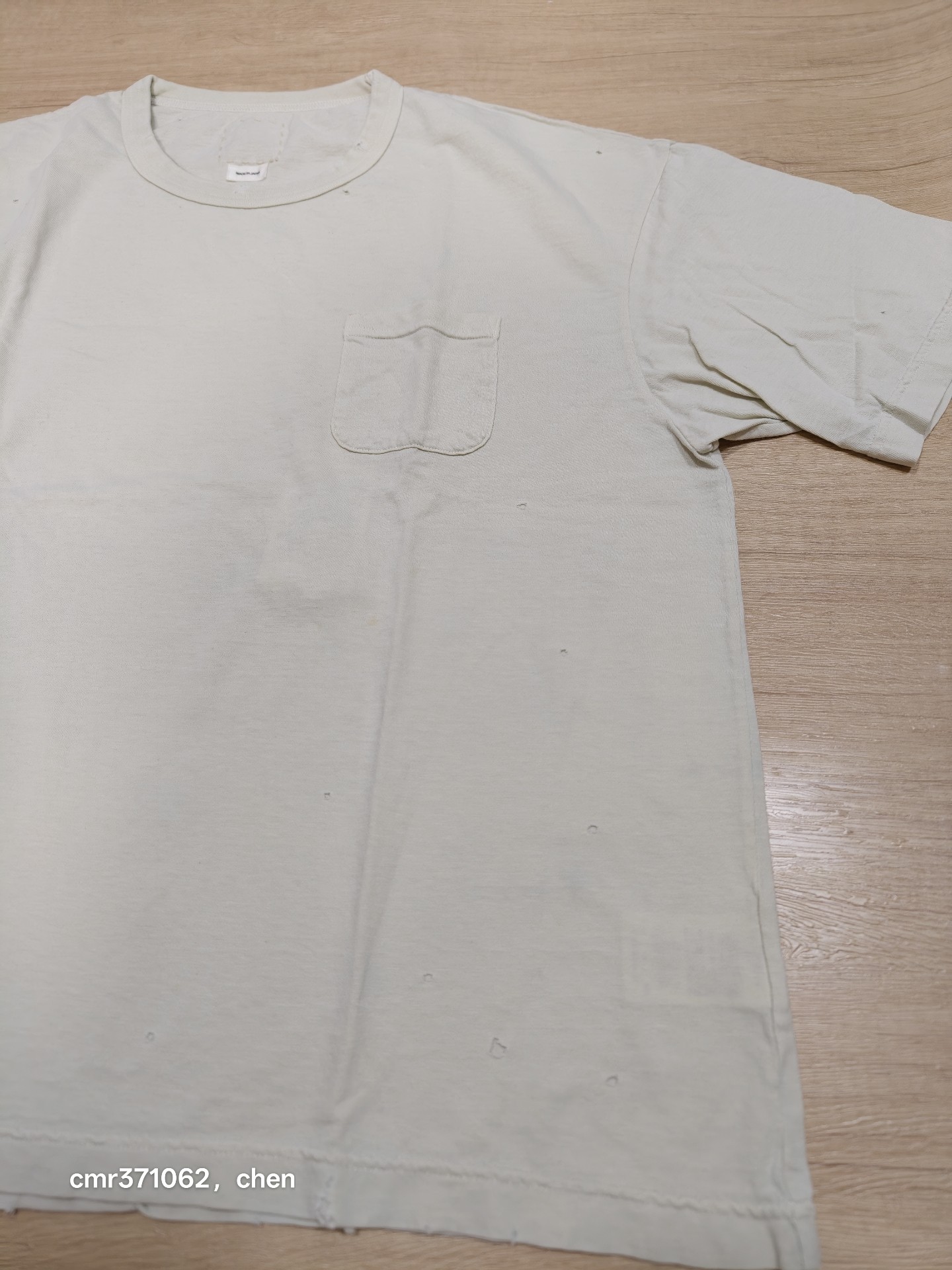 Visvim 20ss Amplus Crash Short Sleeve Tee — back