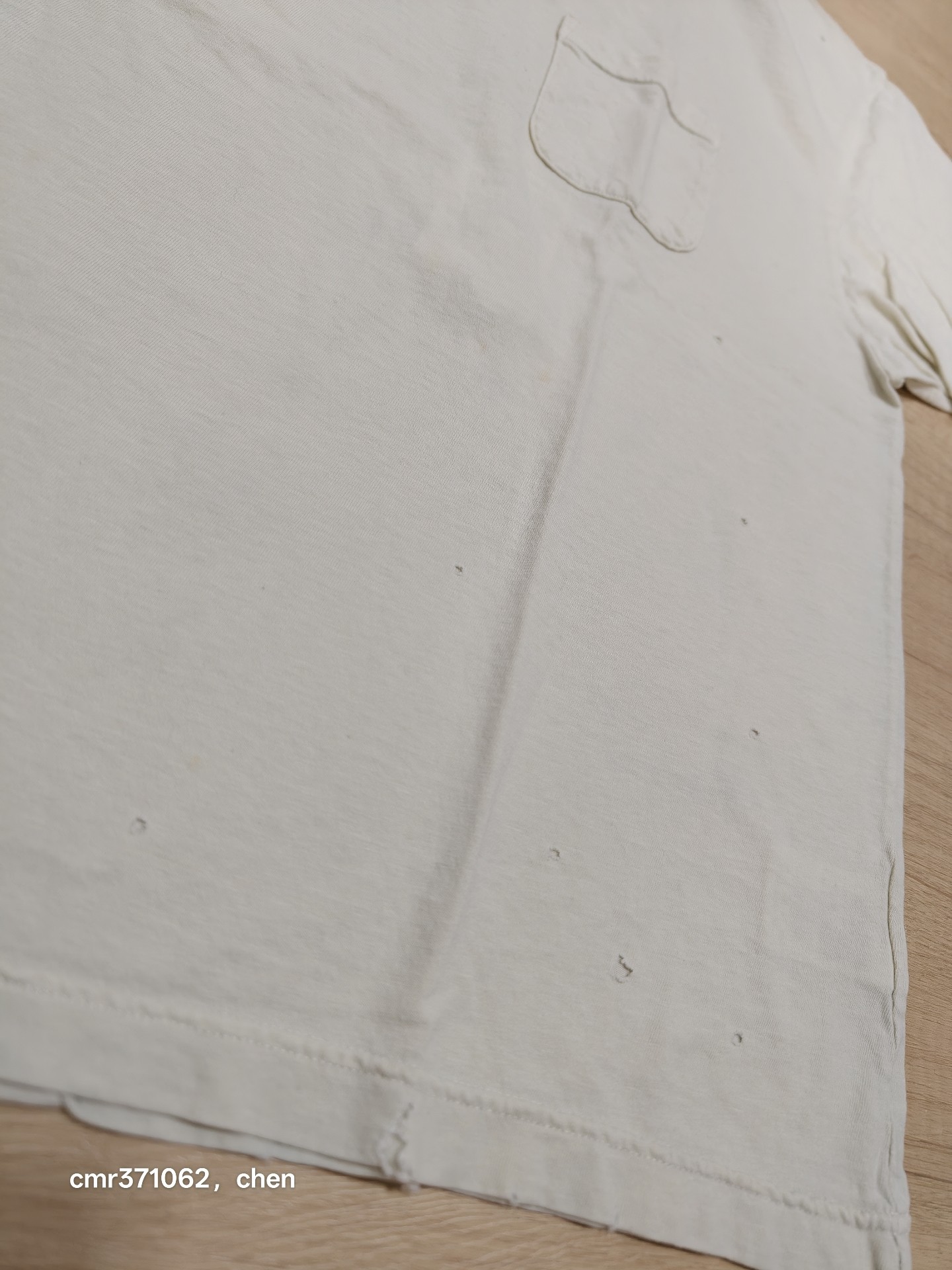 Visvim 20ss Amplus Crash Short Sleeve Tee — label
