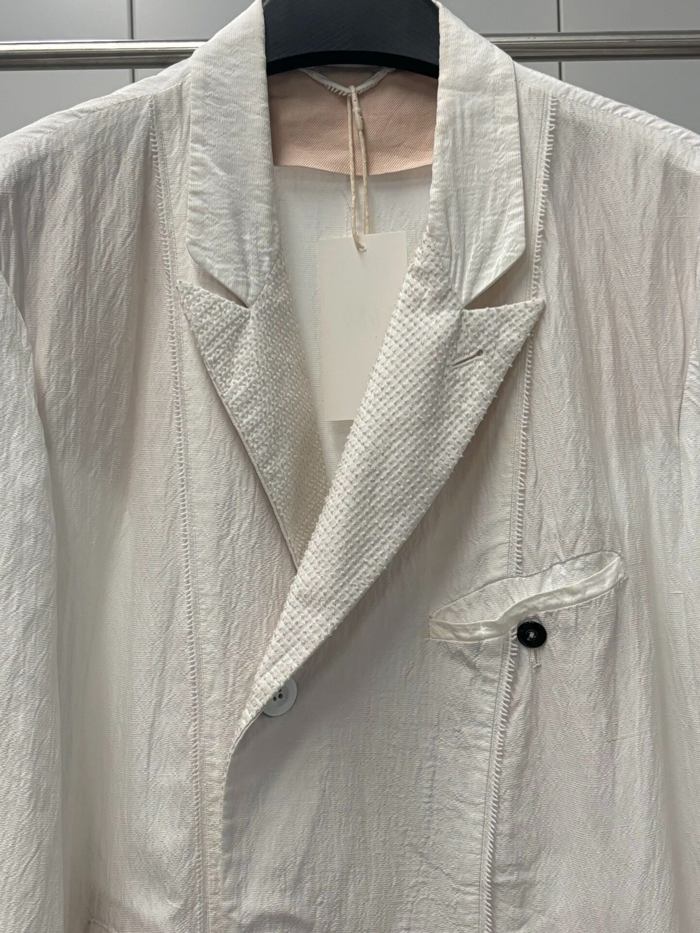 Ann Demeulemeester Textured Blazer — back