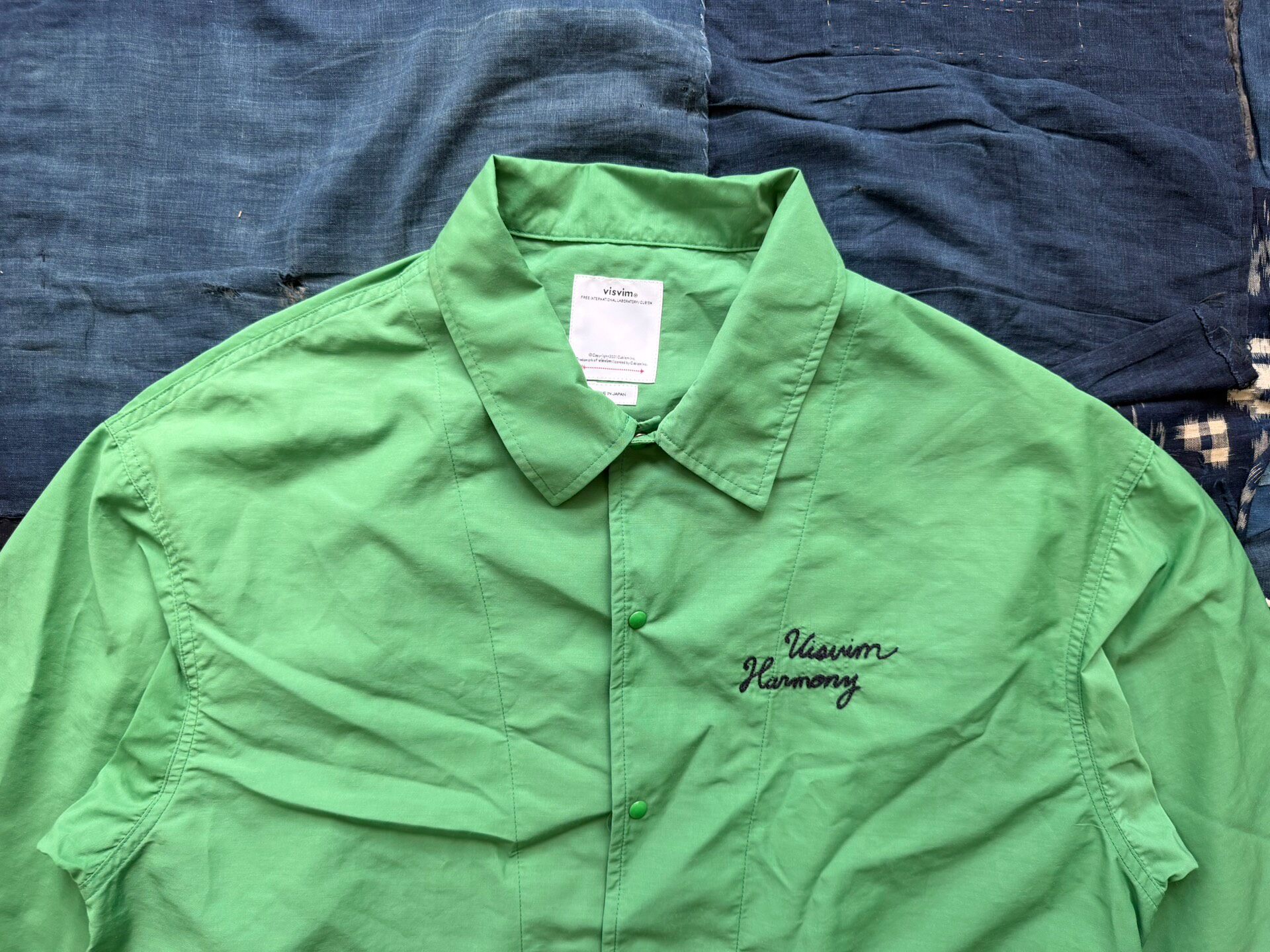 Visvim 26AW Windfall Coach Jacket — label