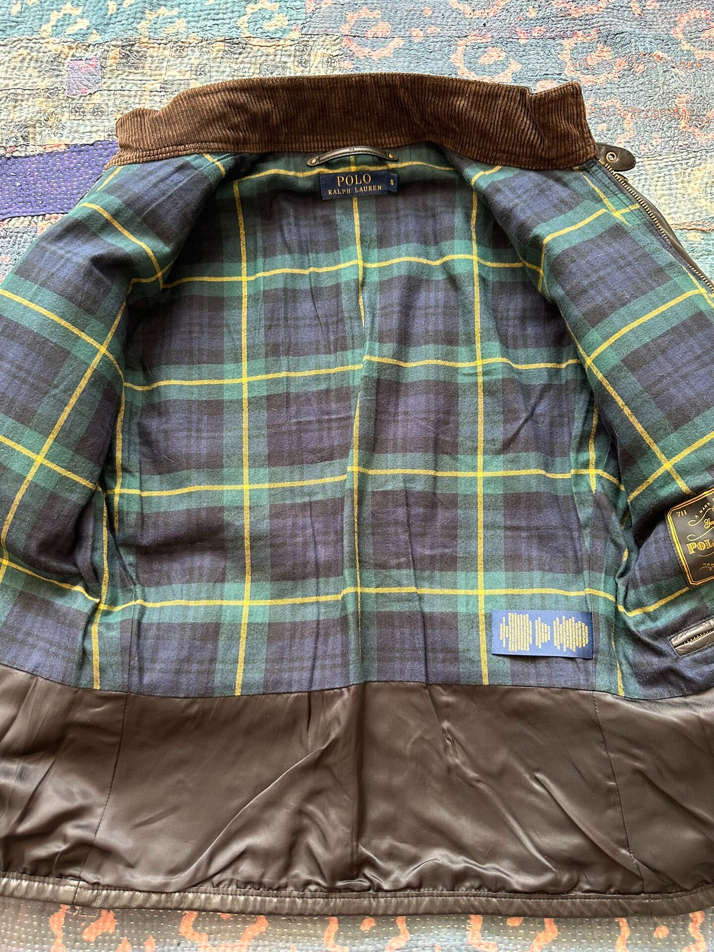 Polo Ralph Lauren RRL Leather Jacket — label