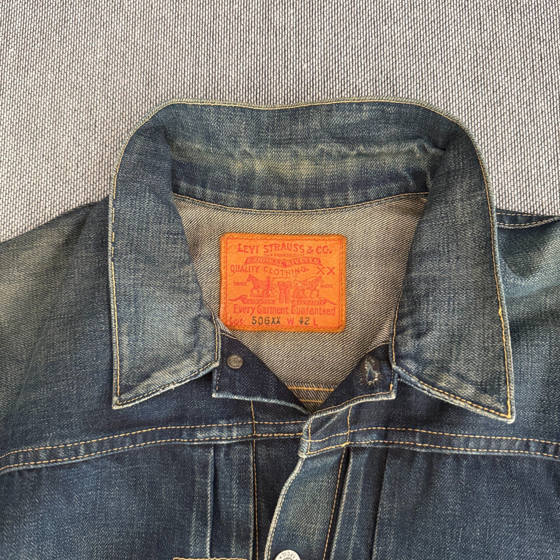 Levi's LVC 506xx Denim Jacket — detail