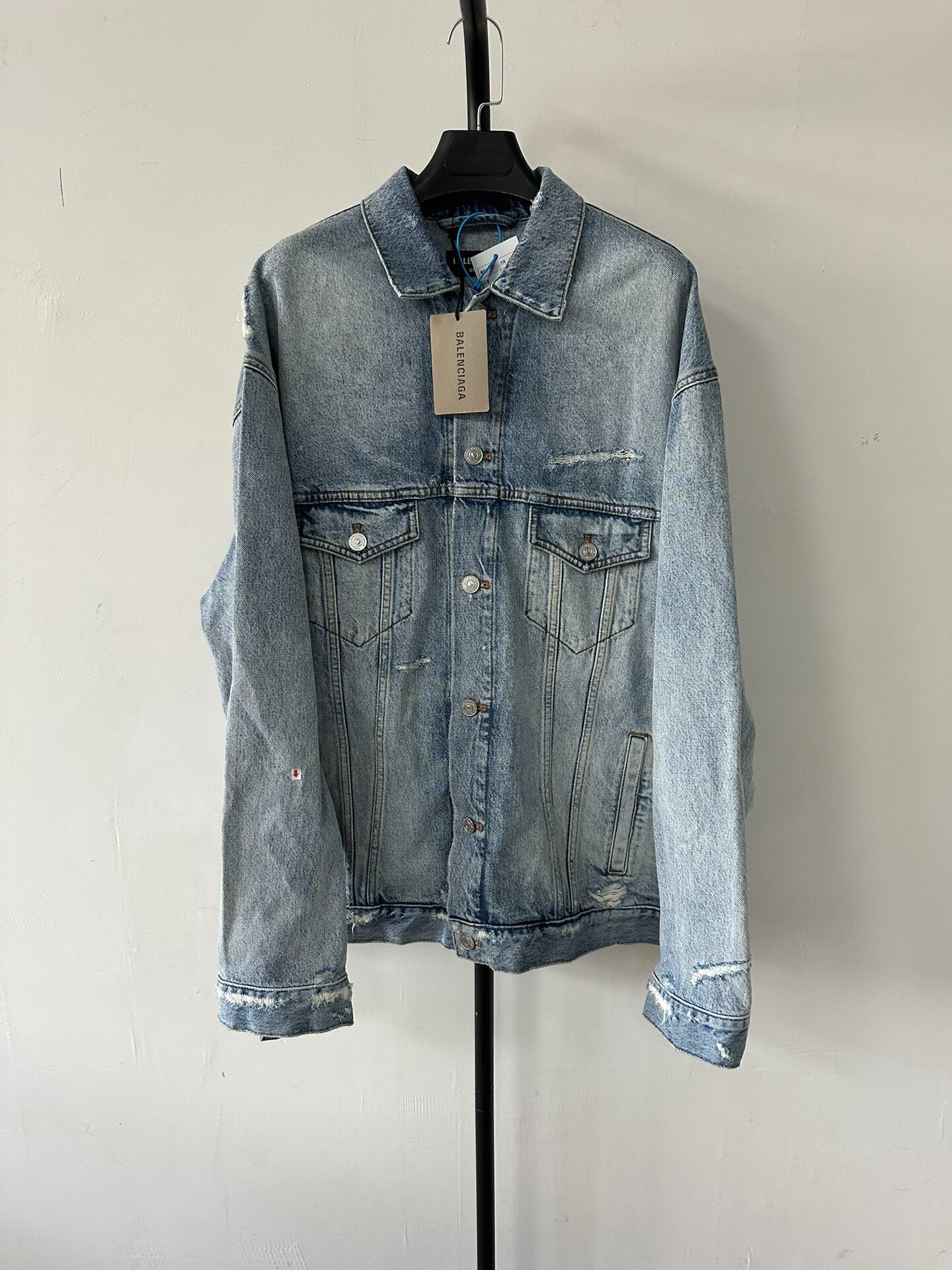 Balenciaga Barcode Denim Jacket