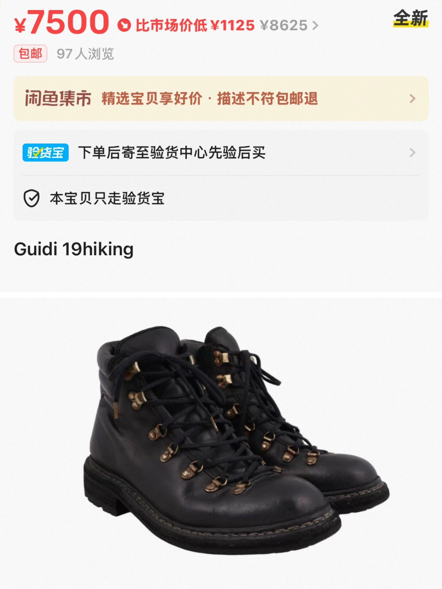 Guidi 19 Hiking Leather Boots — back