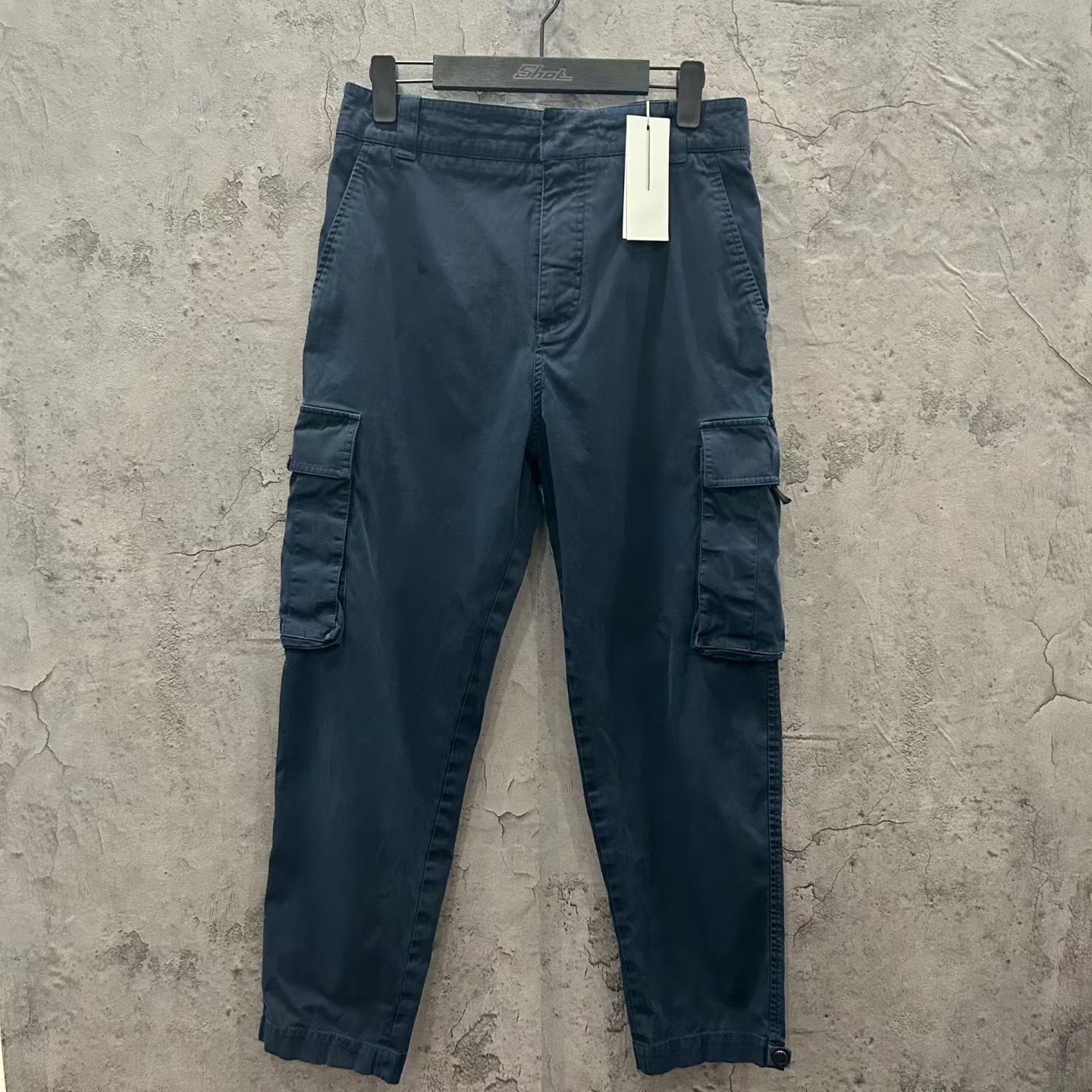 Dior Dark Blue Multi-Pocket Cargo Pants