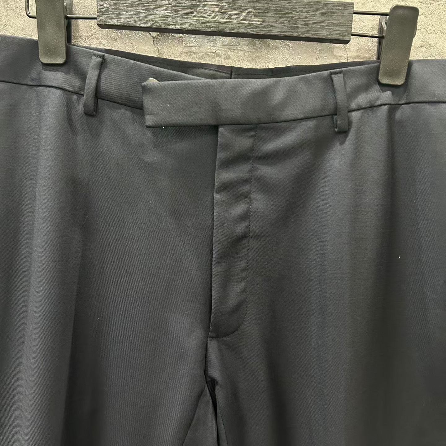 Dior Black Formal Wool Trousers — detail