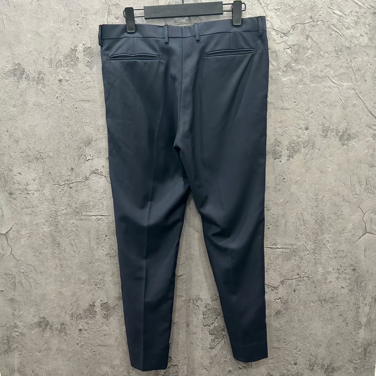 Dior Black Formal Wool Trousers — front