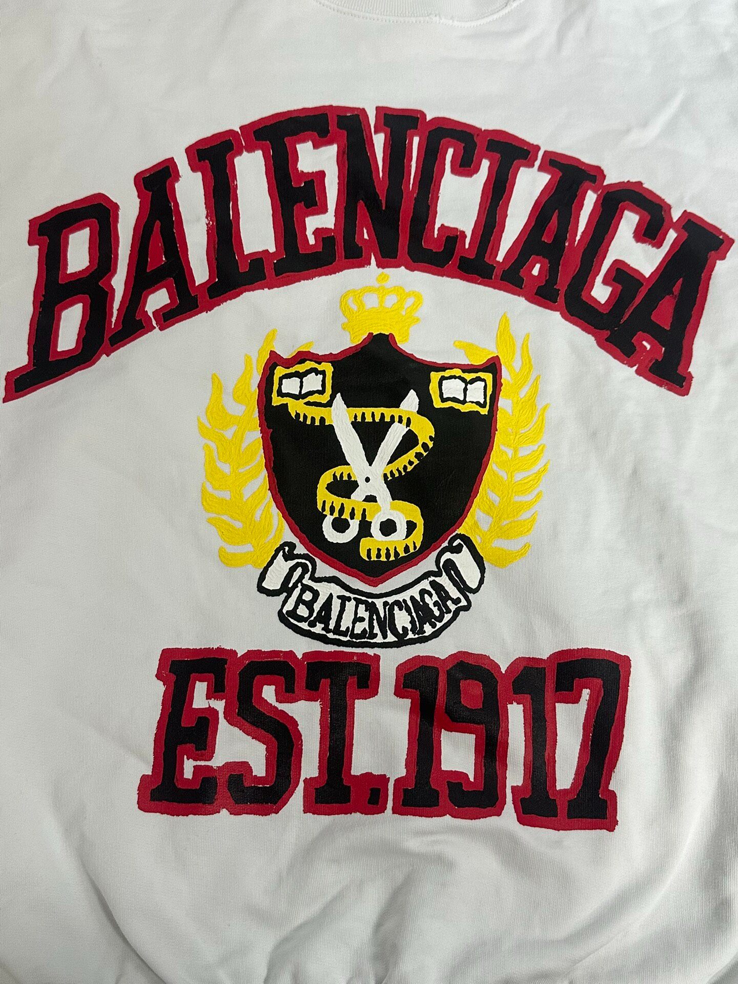 Balenciaga Women’s Crewneck Sweatshirt — detail