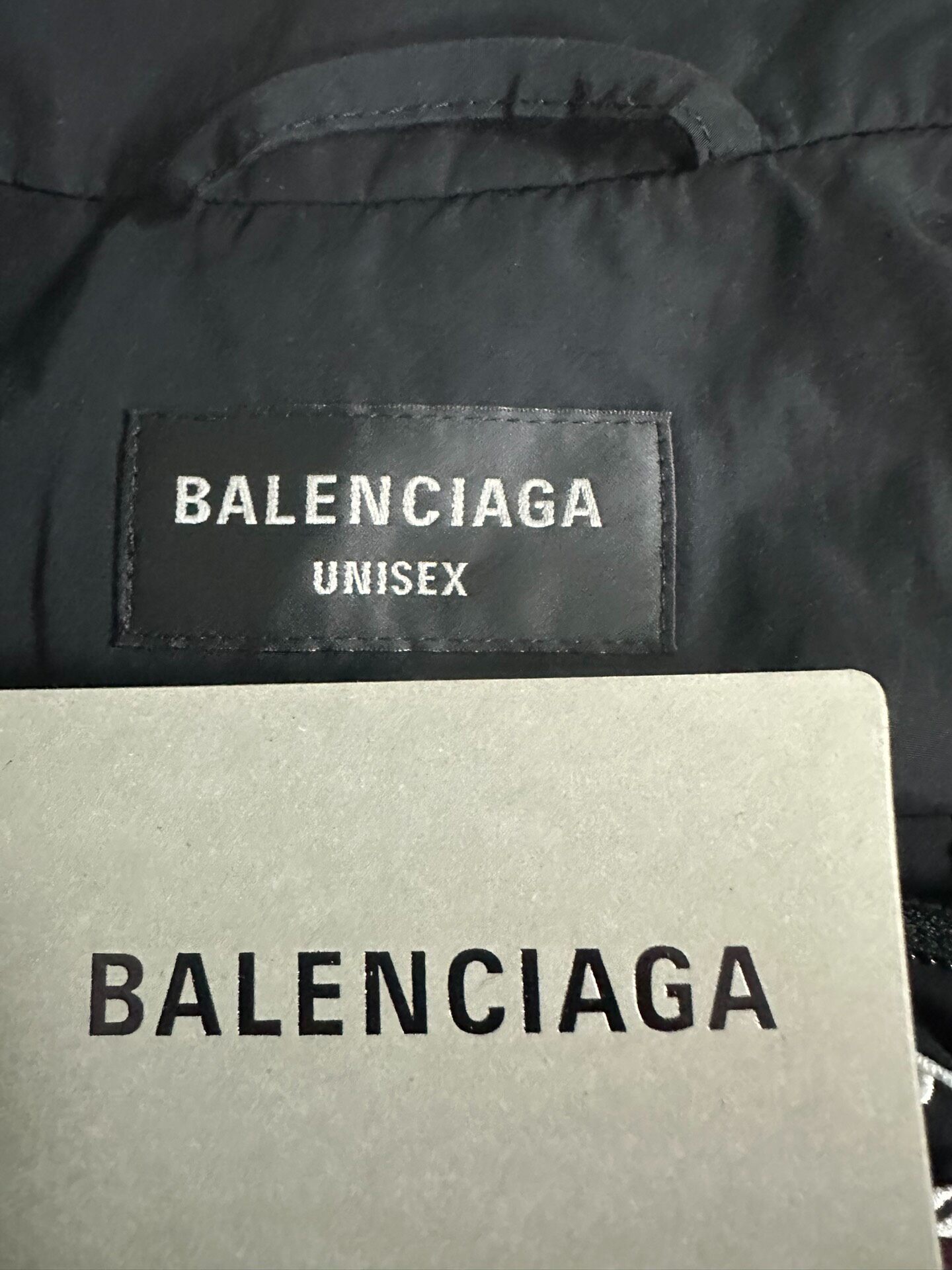 Balenciaga Loose Fit Zip-Up Jacket — back