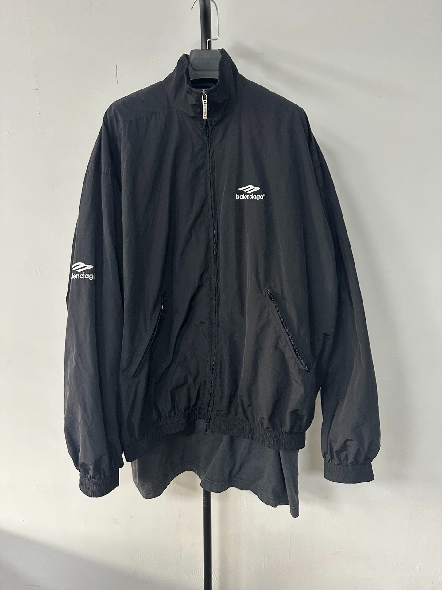 Balenciaga Loose Fit Zip-Up Jacket