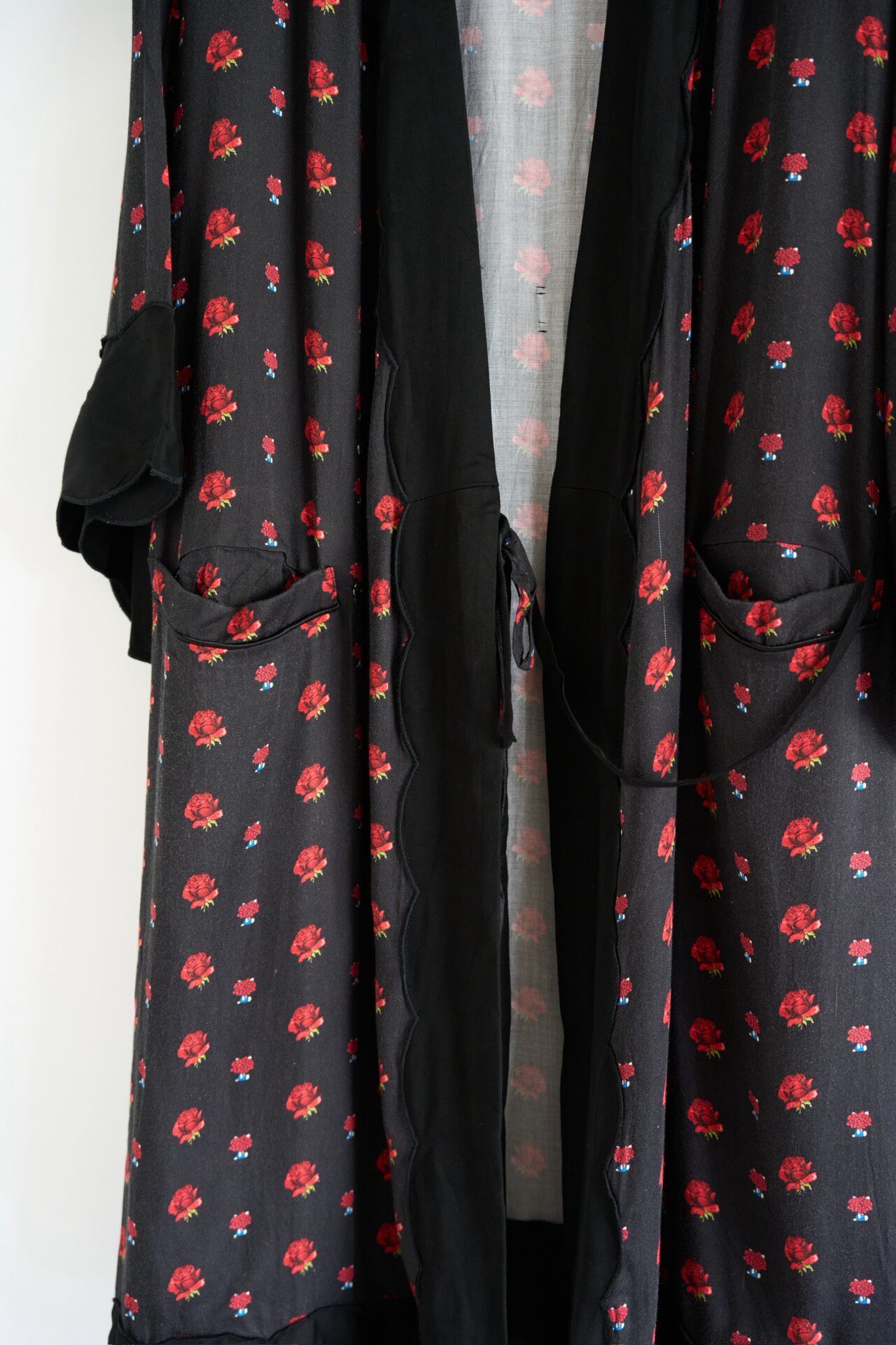 Undercover 21SS Rose Print Bathrobe Coat — back