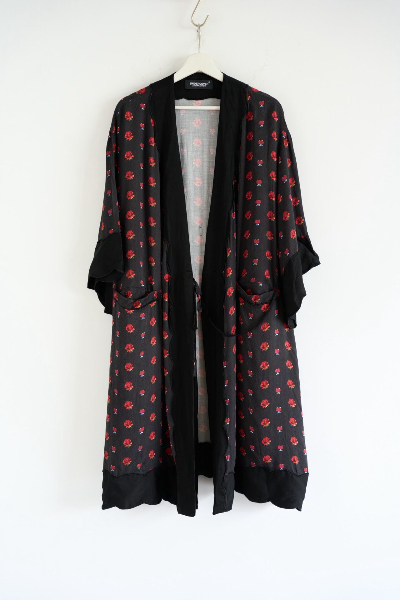 Undercover 21SS Rose Print Bathrobe Coat