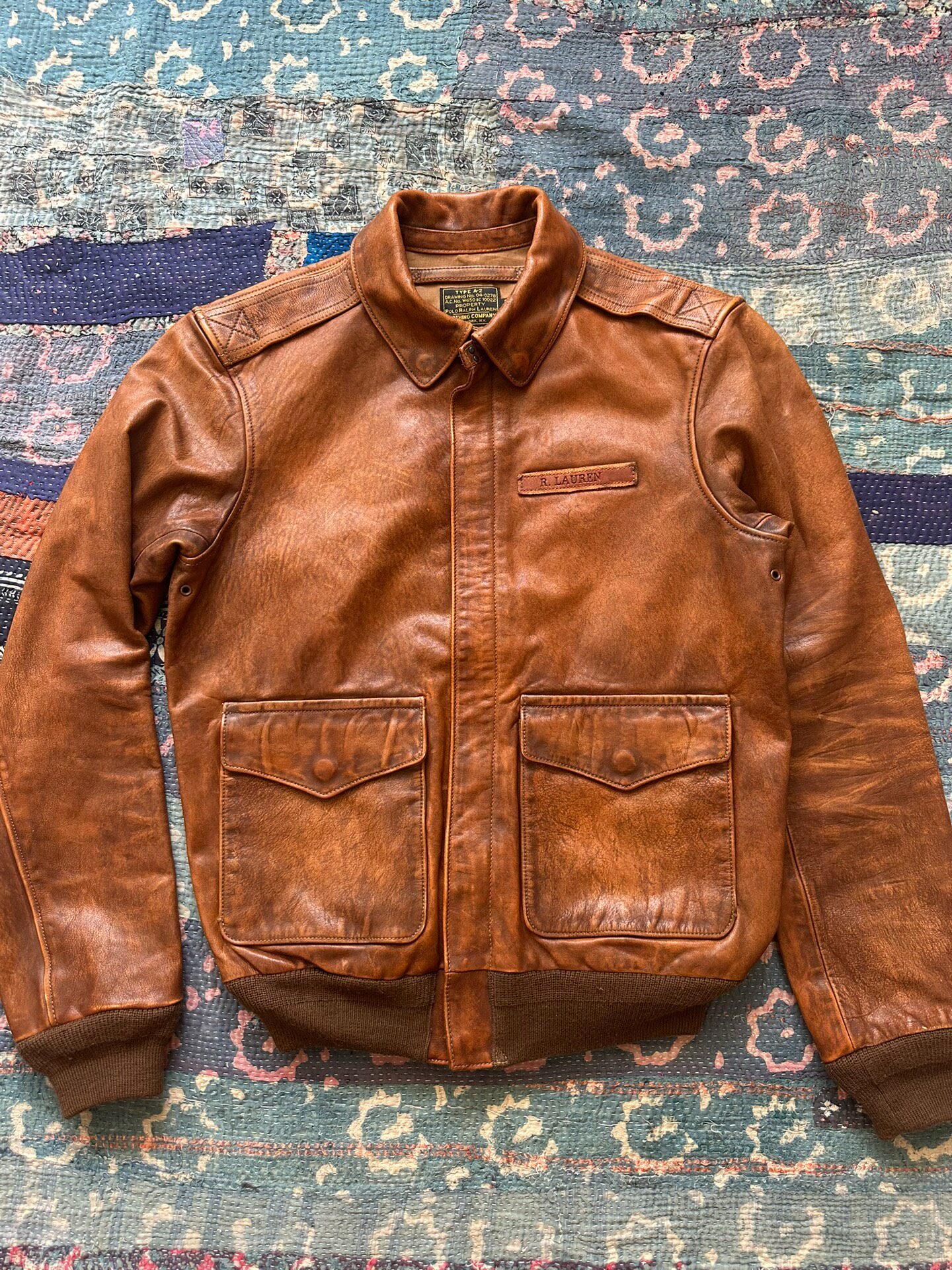 Polo Ralph Lauren Vintage A2 Leather Jacket