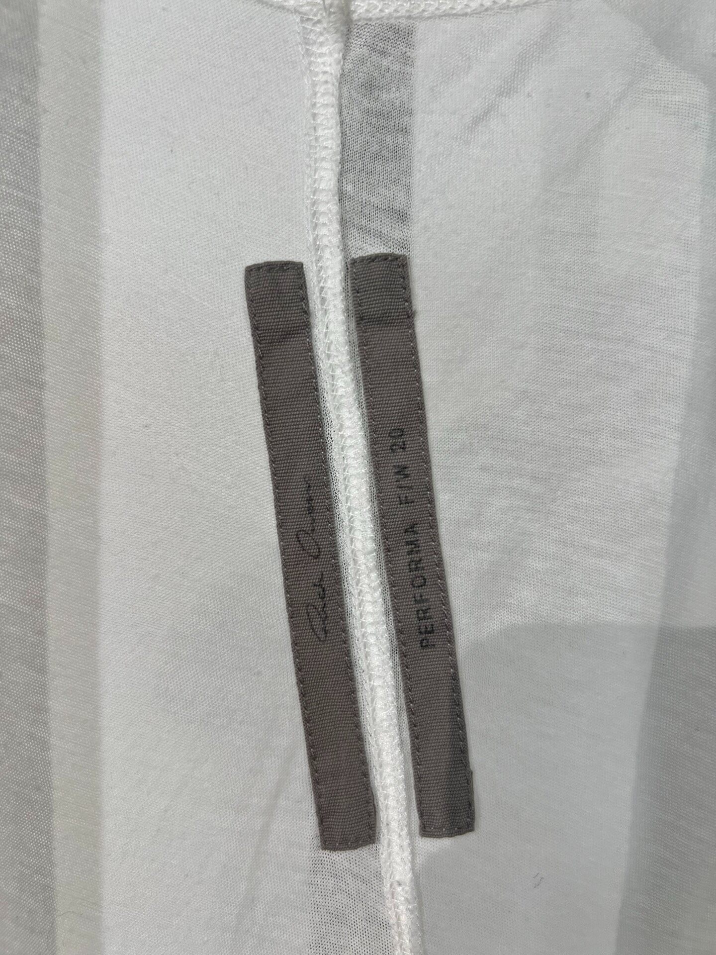 Rick Owens Deep V Sleeveless Top XS — back