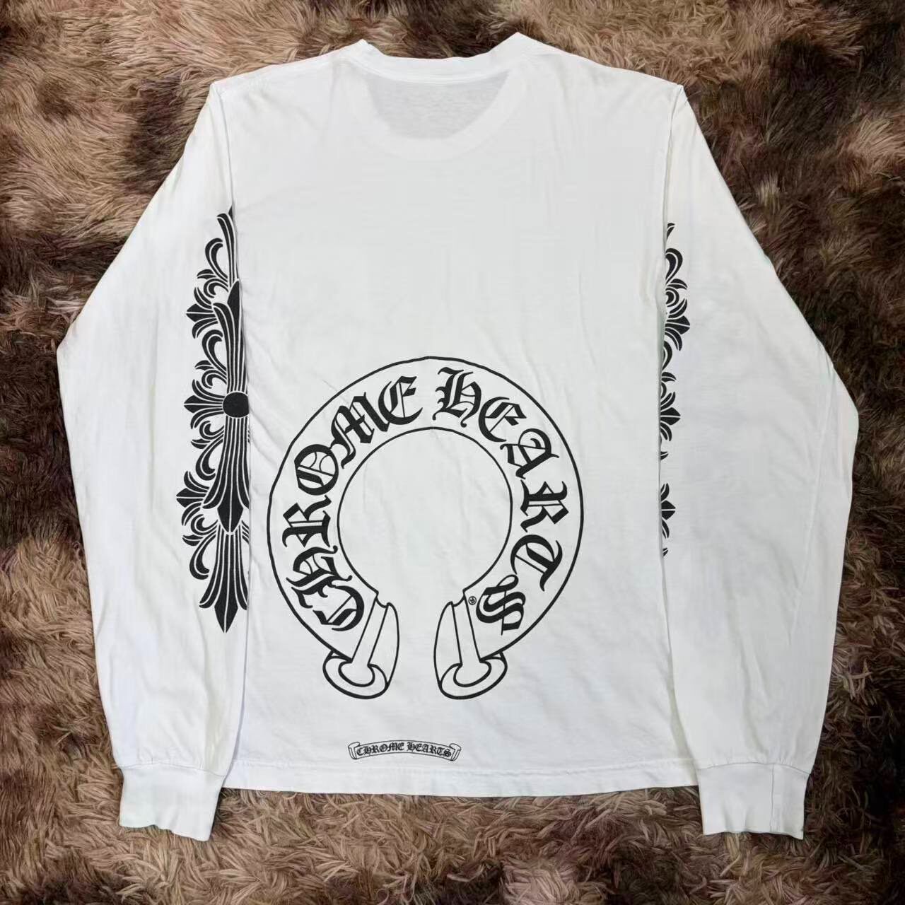 Chrome Hearts White Long-Sleeve Tee — front