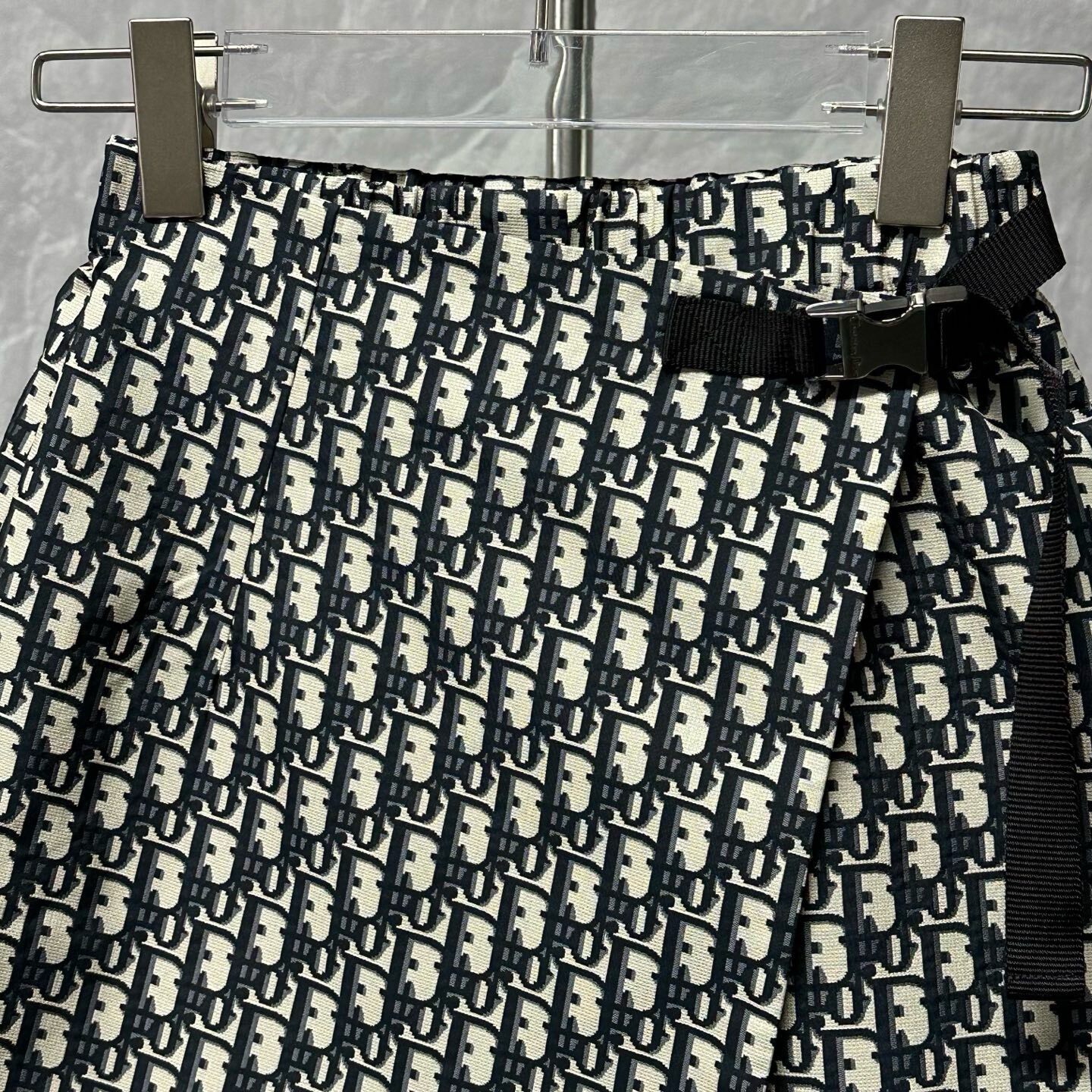 Dior SS24 Monogram Mini Skort — detail