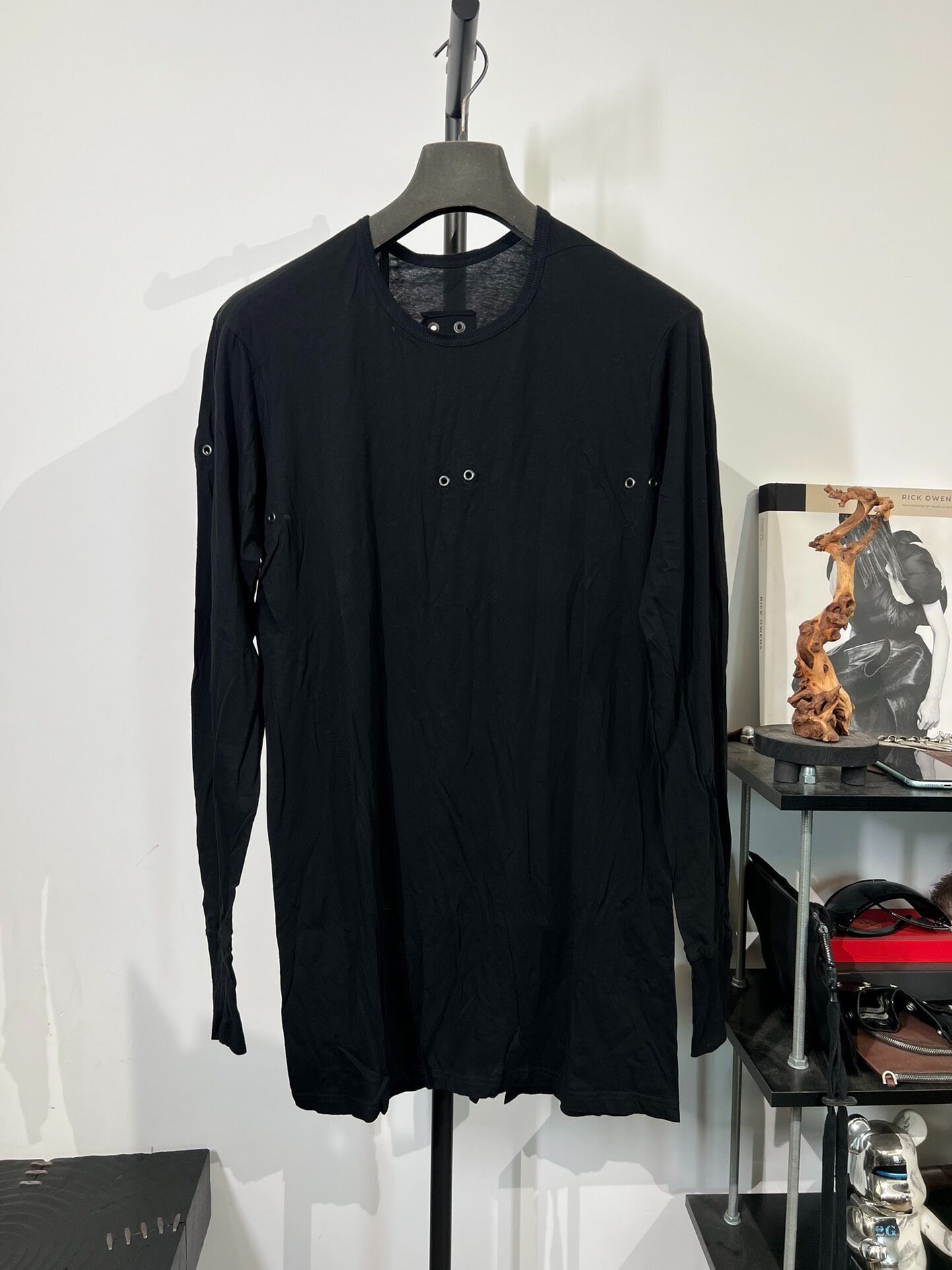 11 by BBS LS1 Eyelet Long-Sleeve Top — front
