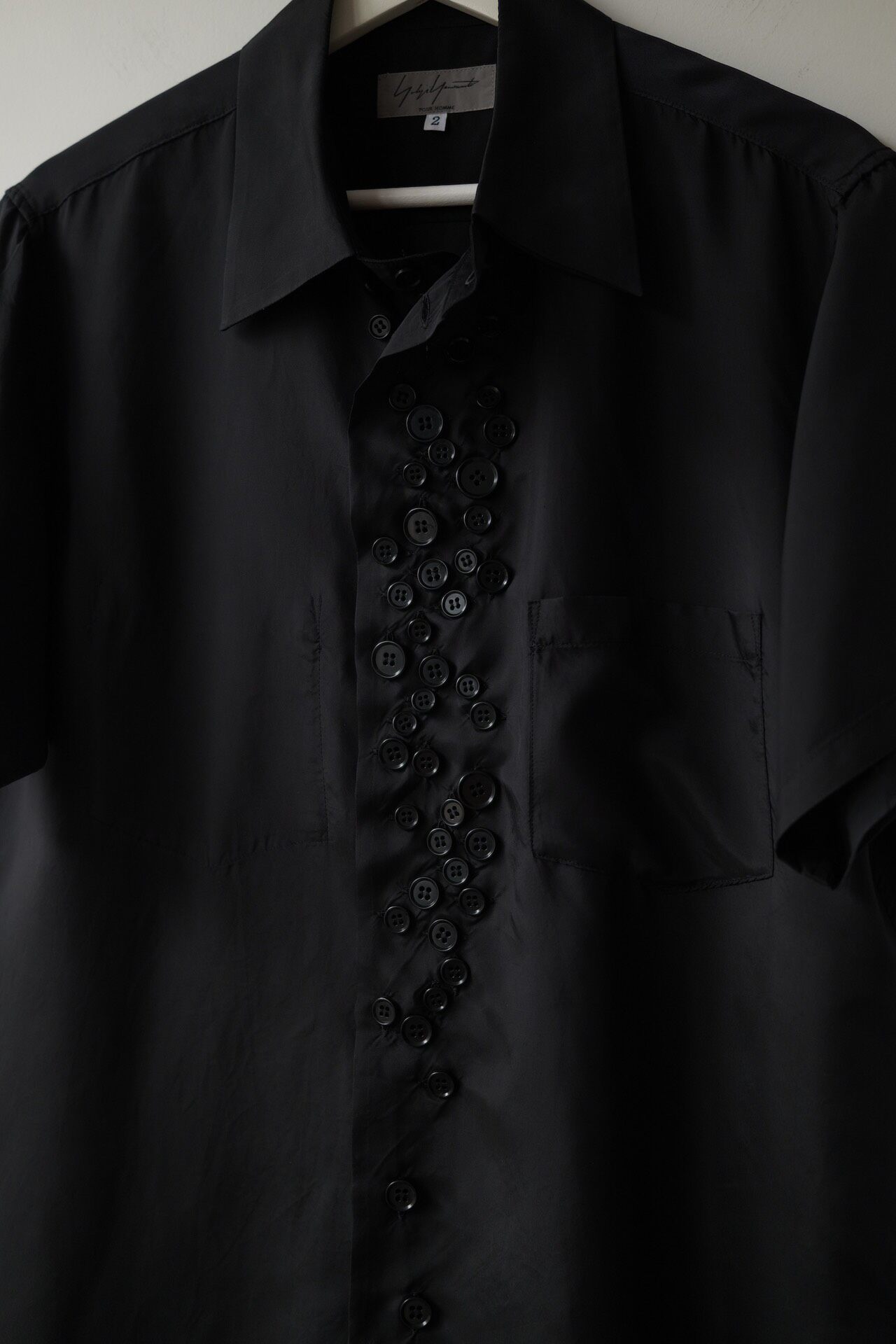Yohji Yamamoto Pour Homme 10SS Black Shirt — back