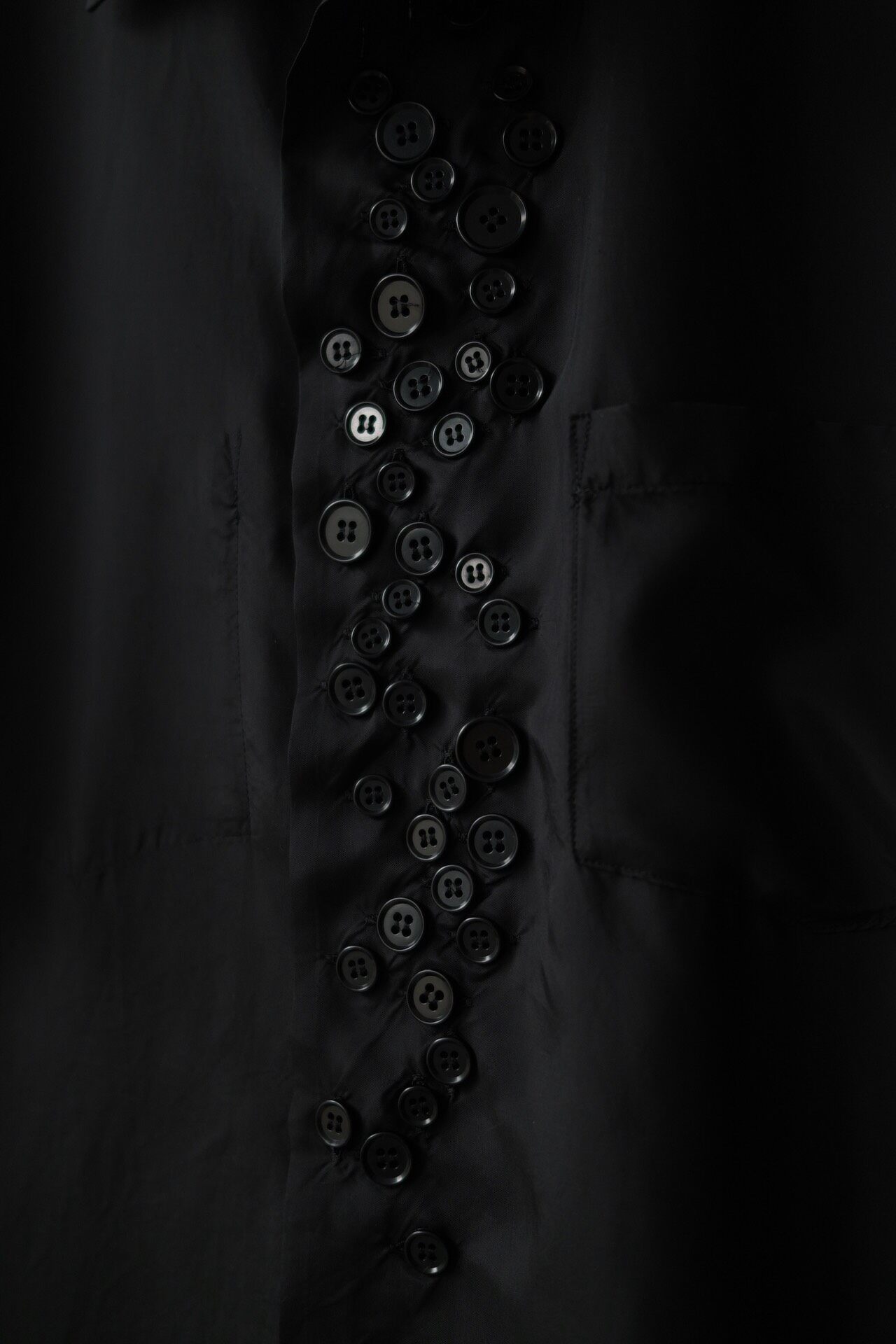 Yohji Yamamoto Pour Homme 10SS Black Shirt — label
