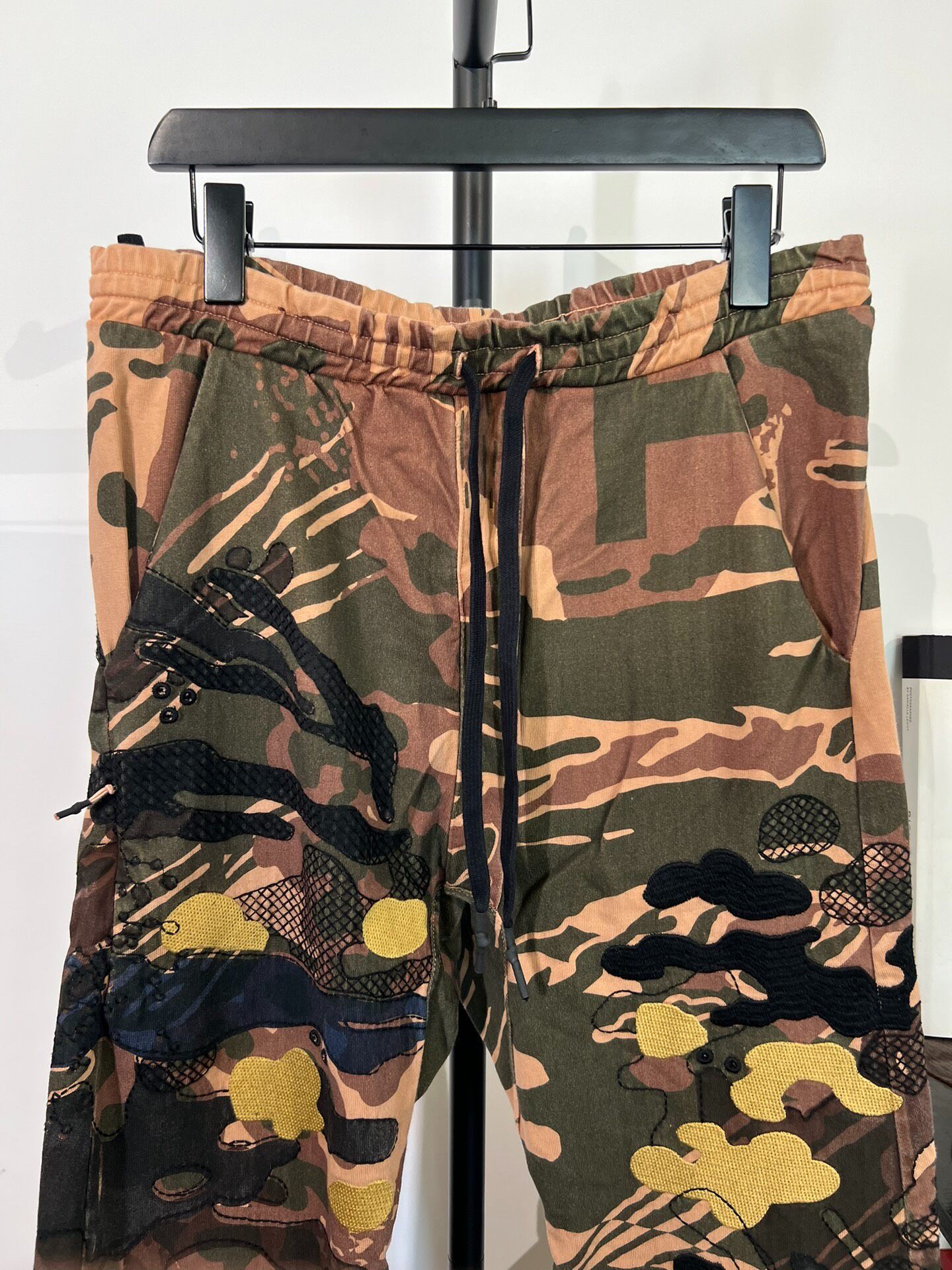 11by BBS Camo Drop Crotch Pants — detail