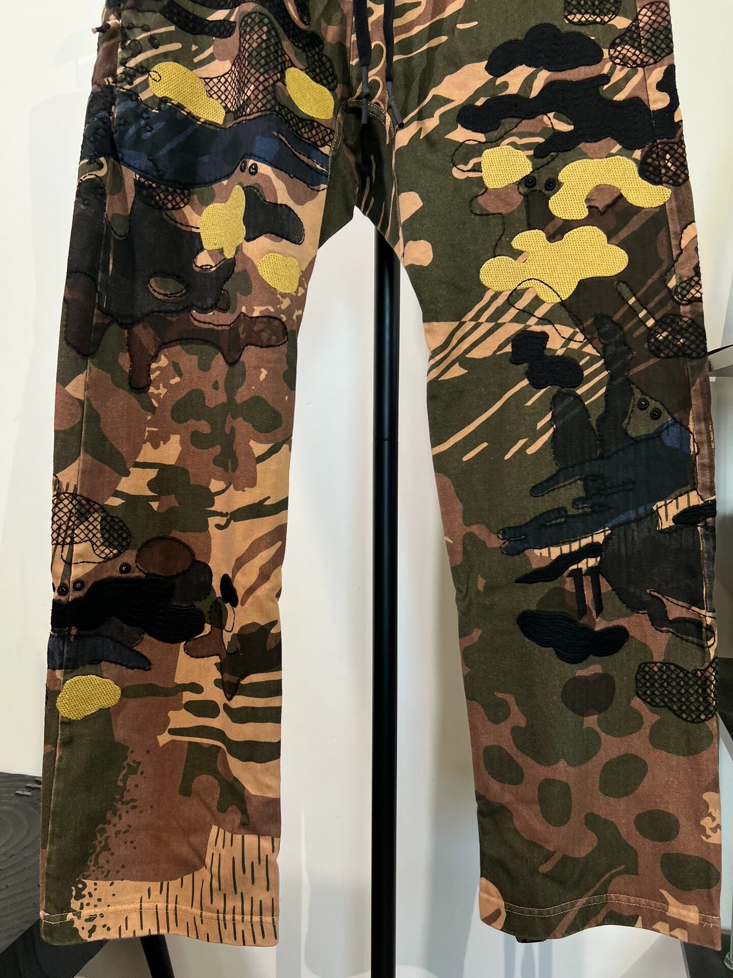 11by BBS Camo Drop Crotch Pants — back